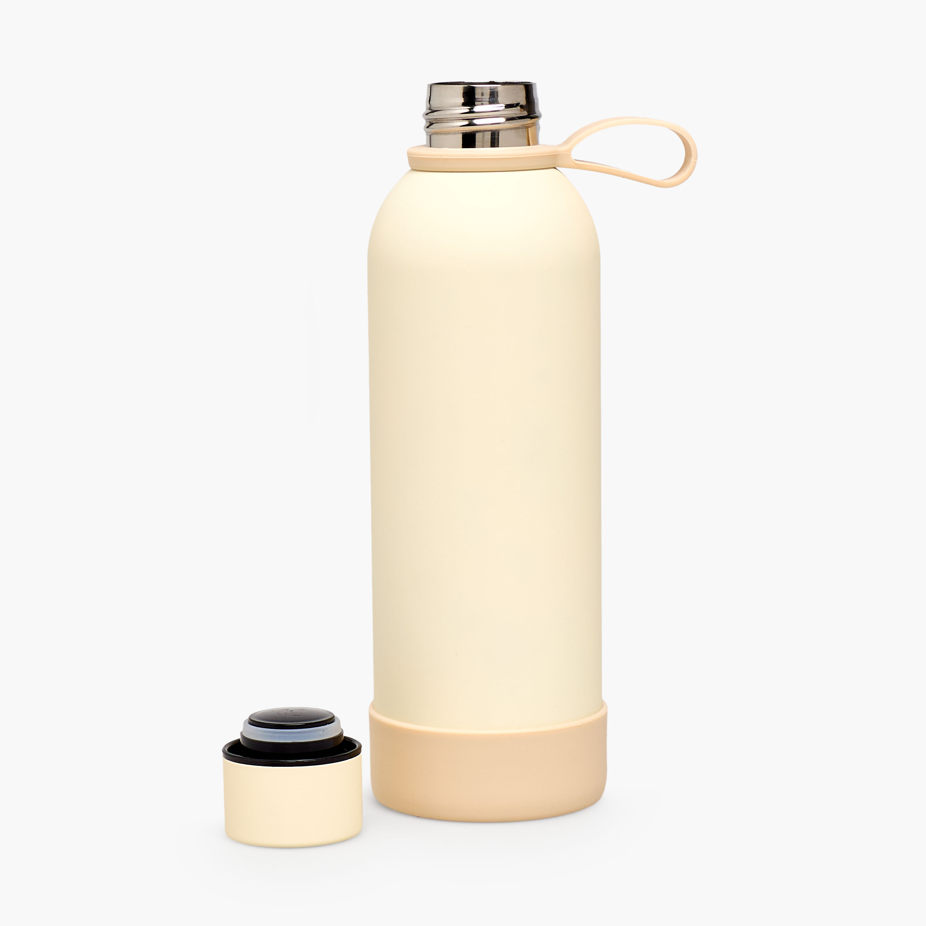 قارورة مياه ستانليس ستيل سادة بحلقة للحمل من جونيورز-school-waterbottles-image-2
