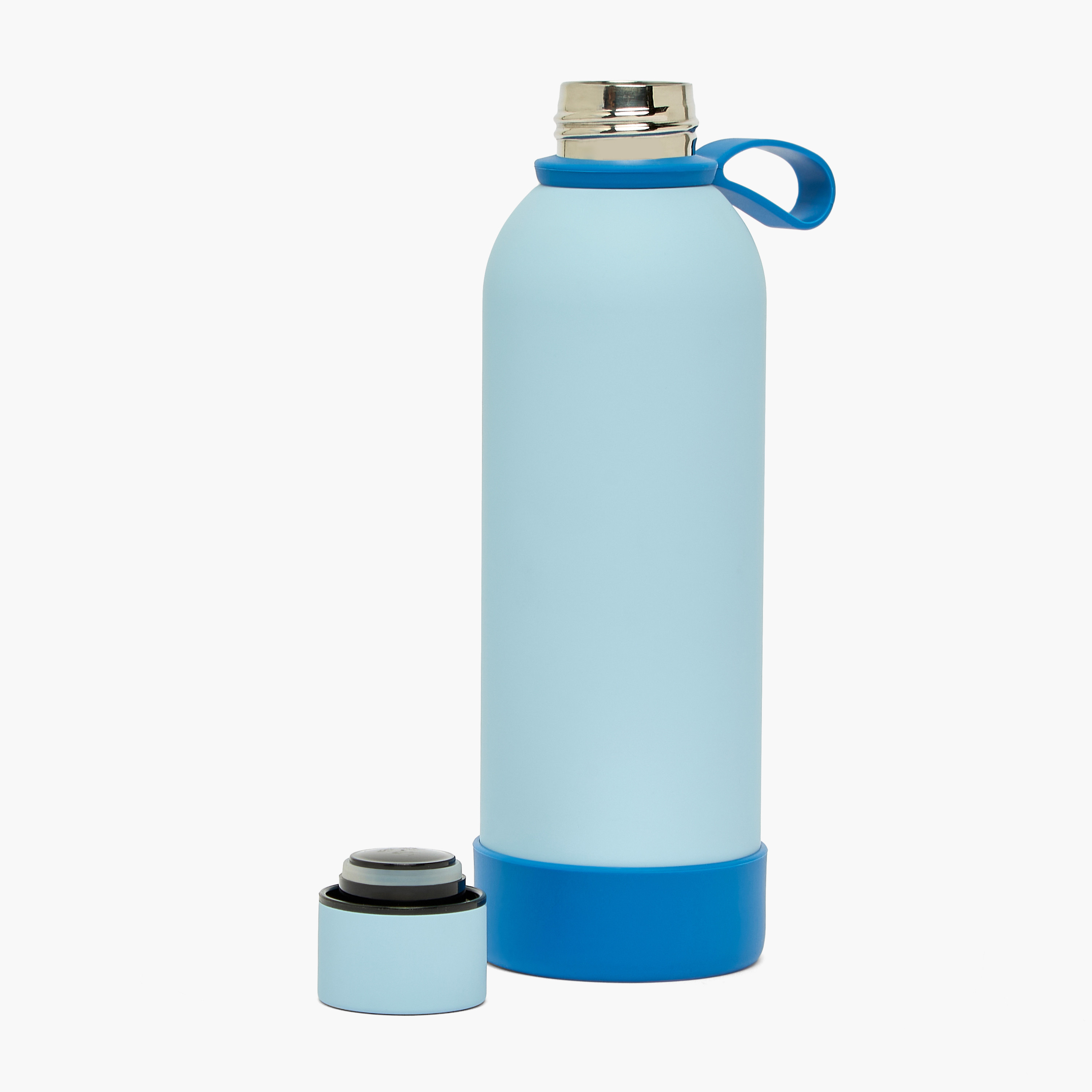 قارورة مياه ستانليس ستيل سادة بحلقة للحمل من جونيورز-school-waterbottles-image-2