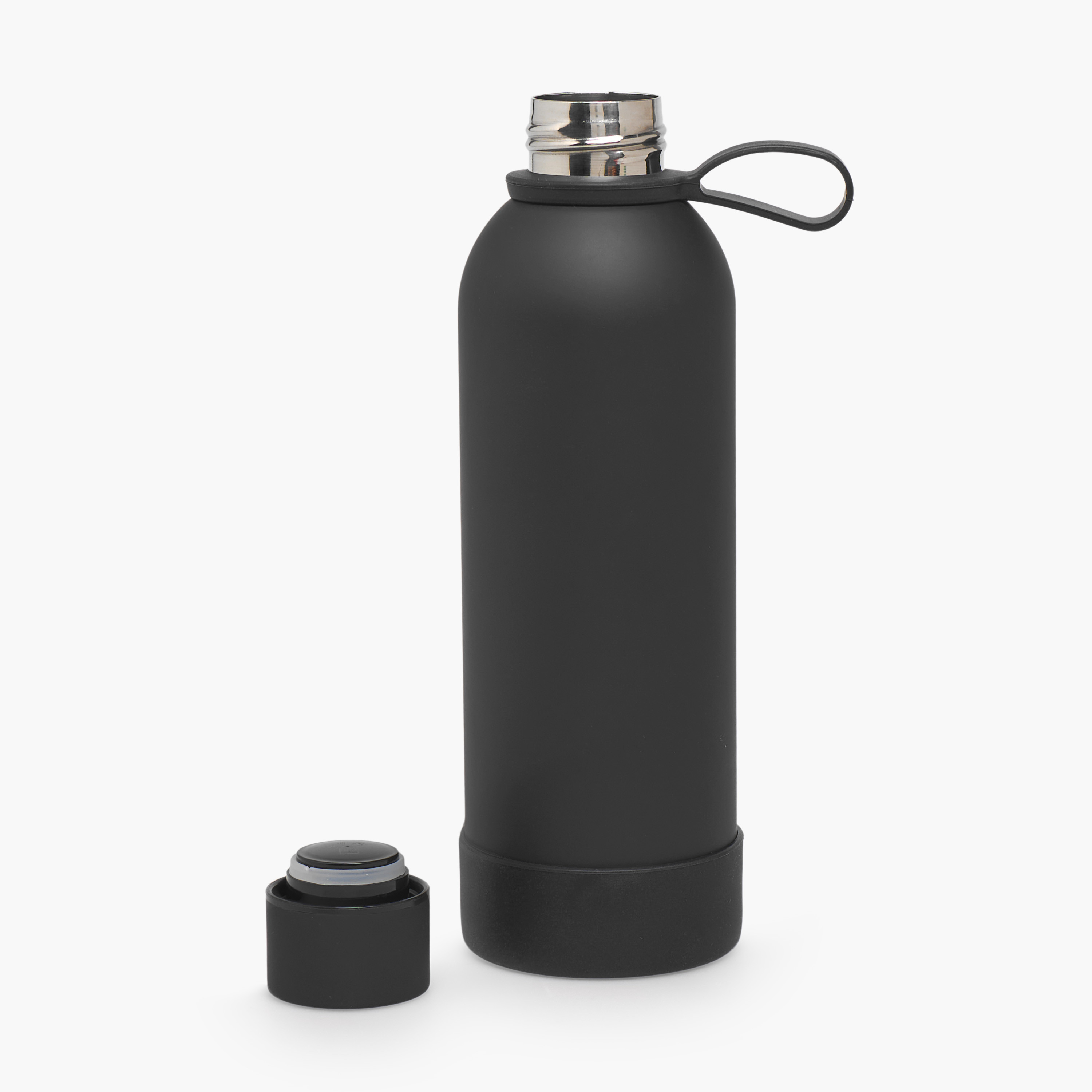 Juniors Solid Stainless Steel Water Bottle with Carry Loop-school-waterbottles-image-3