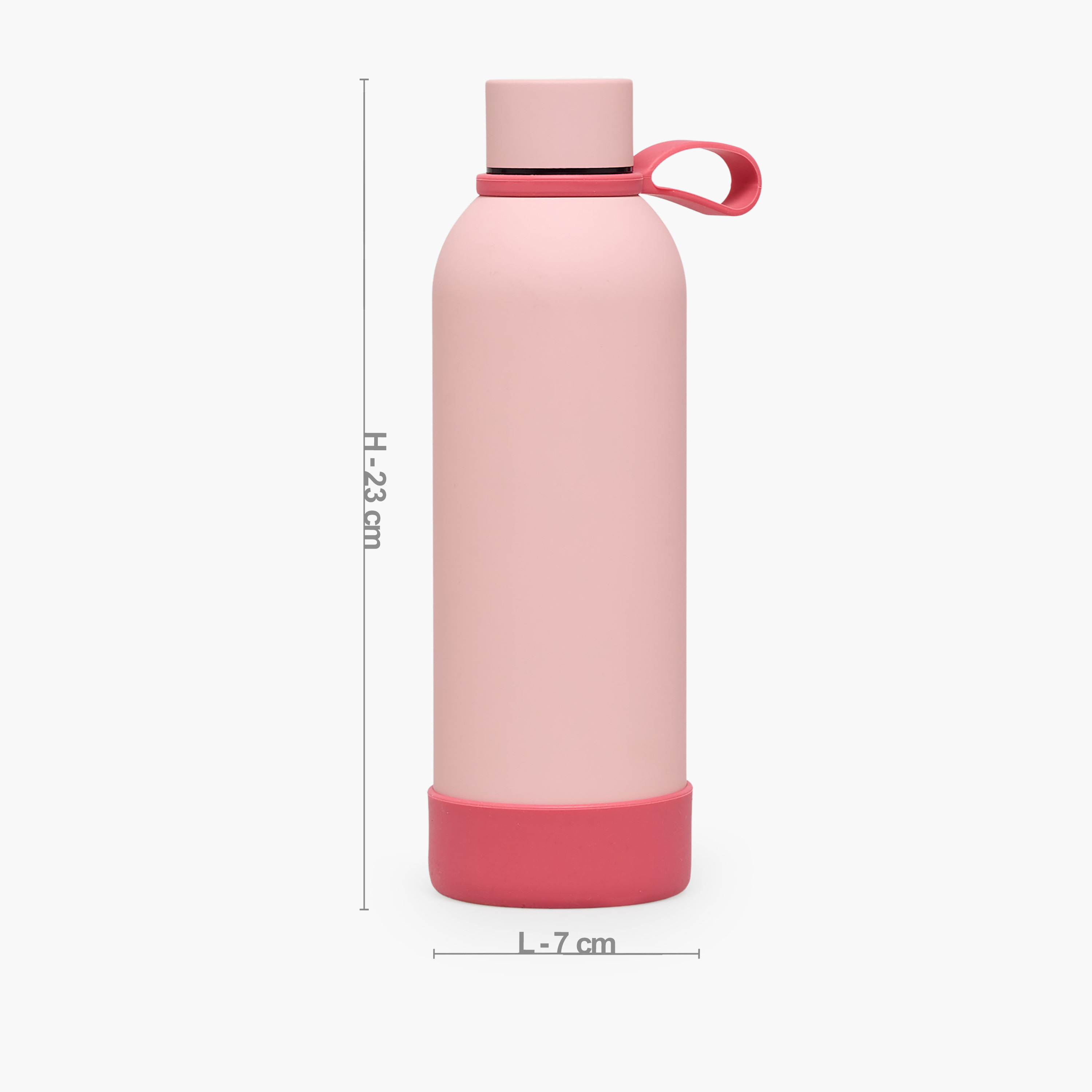 قارورة مياه ستانليس ستيل سادة بحلقة للحمل من جونيورز-school-waterbottles-image-3