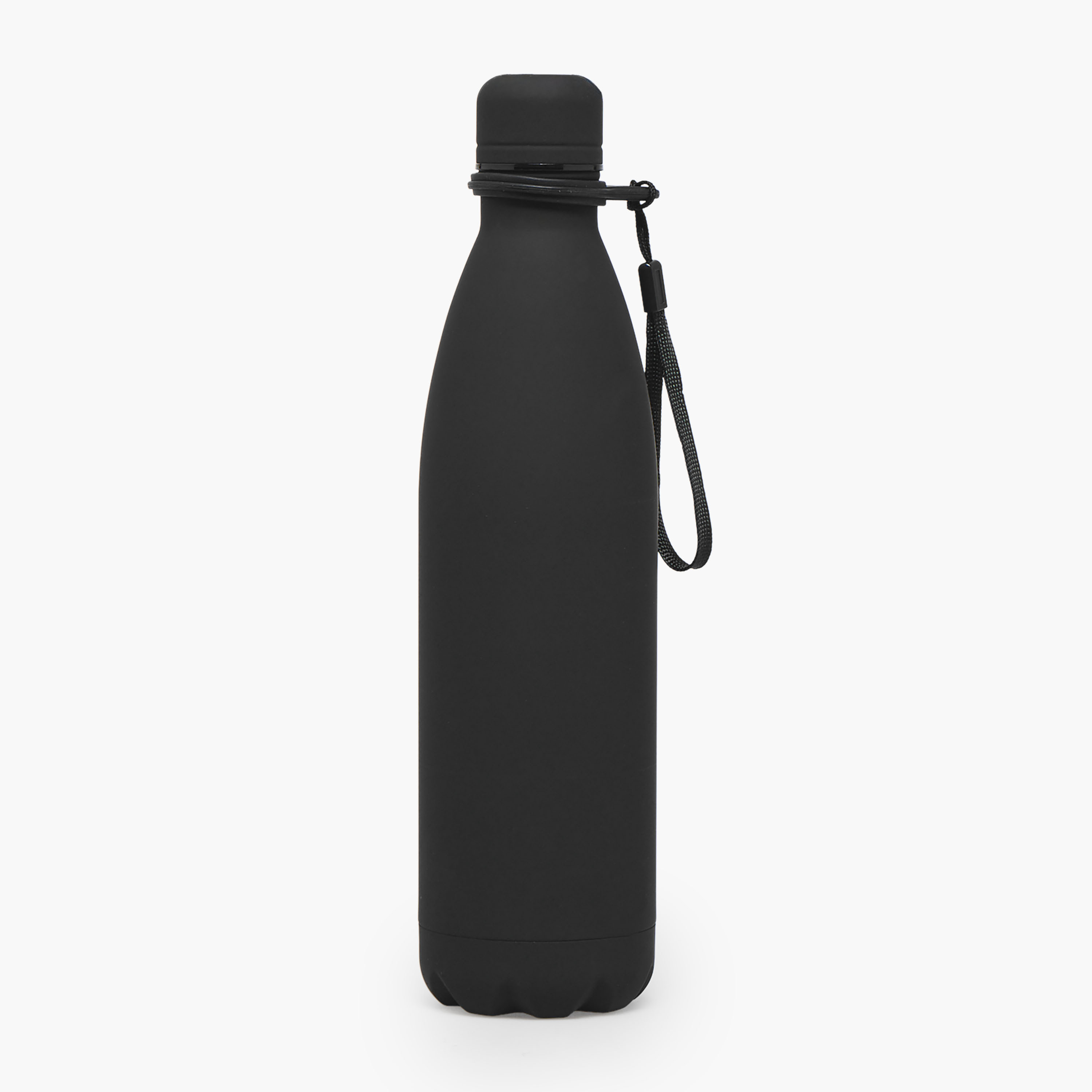 قارورة مياه ستانليس ستيل سادة بفوهة واسعة وحزام معصم من جونيورز-school-waterbottles-image-1