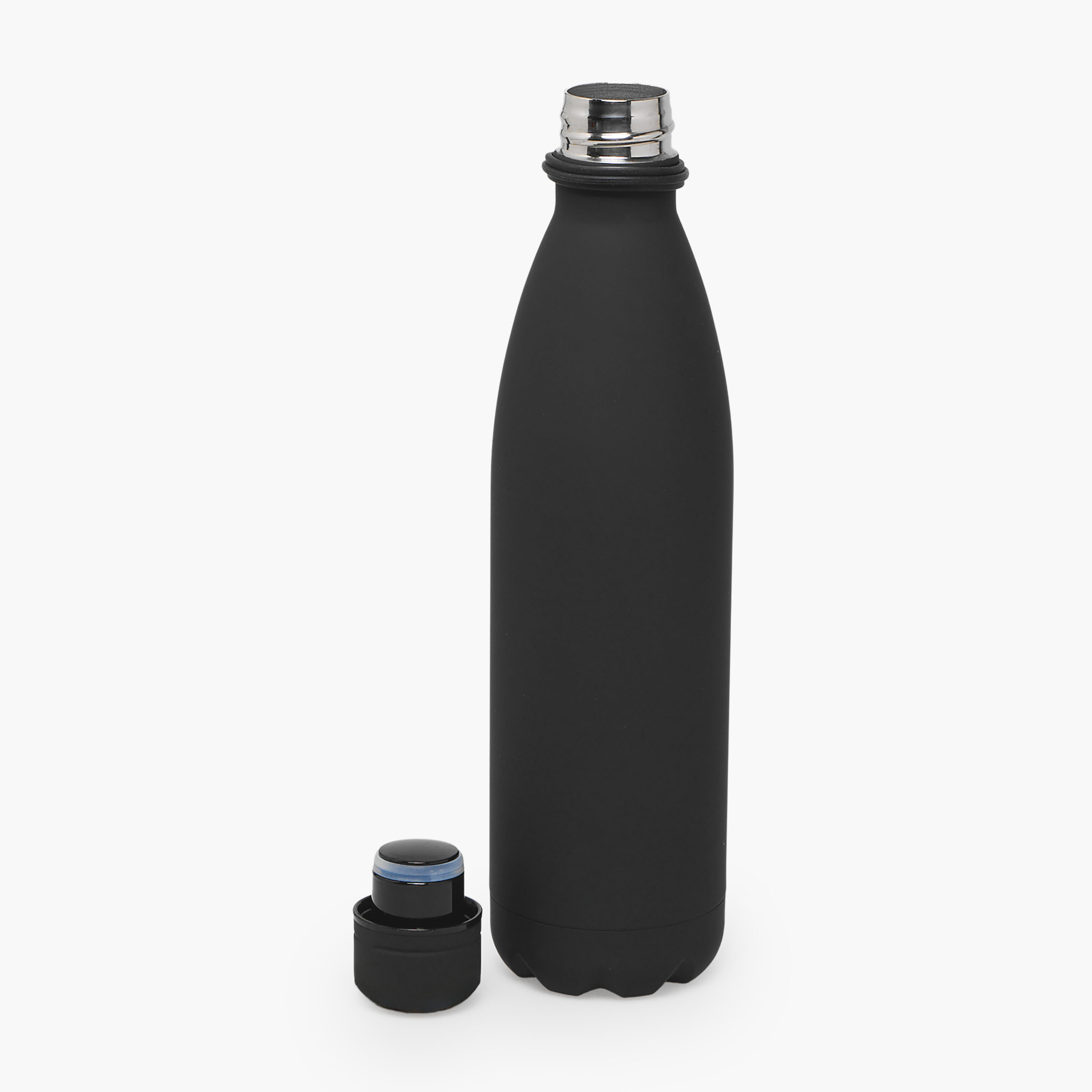 قارورة مياه ستانليس ستيل سادة بفوهة واسعة وحزام معصم من جونيورز-school-waterbottles-image-2
