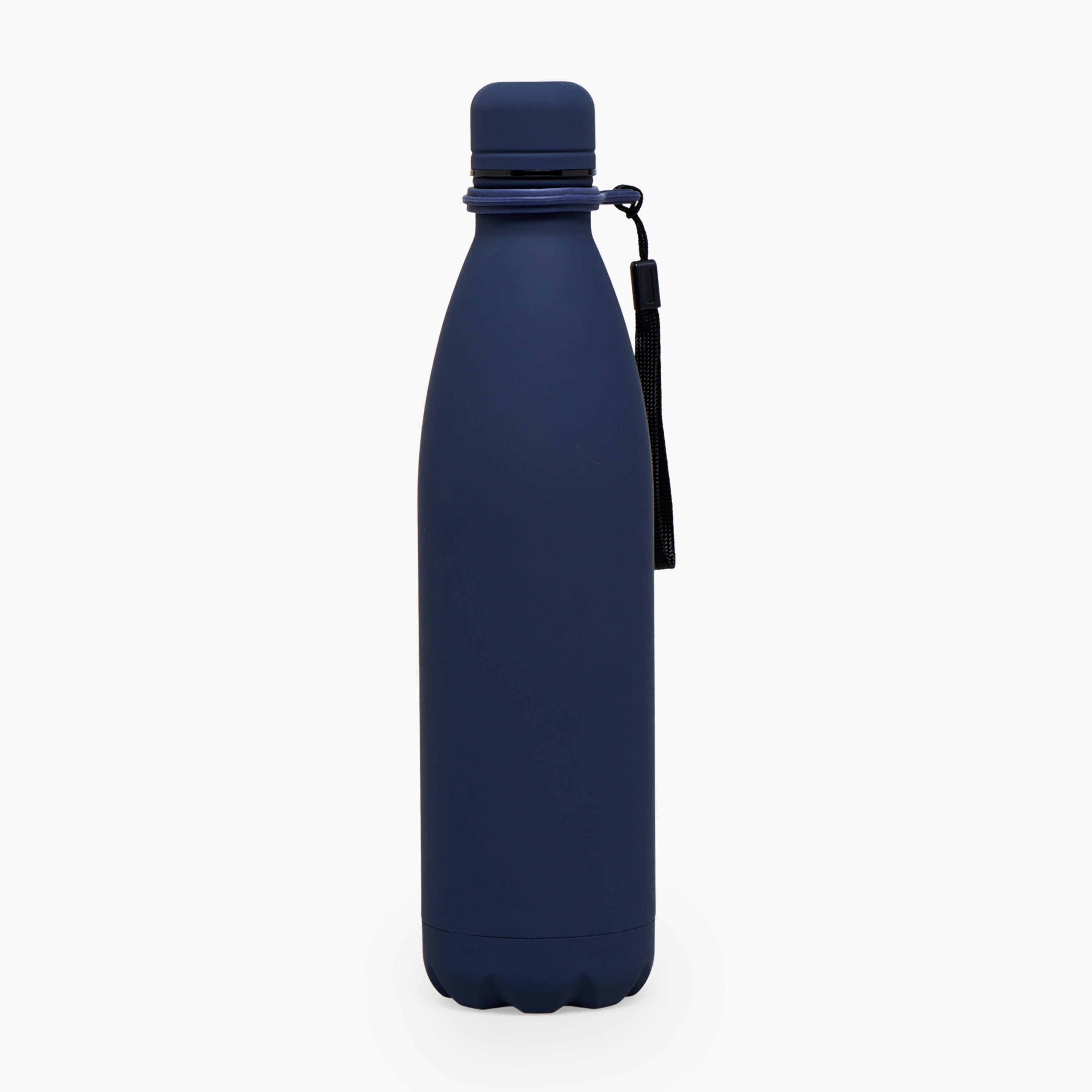 قارورة مياه ستانليس ستيل سادة بفوهة واسعة وحزام معصم من جونيورز-school-waterbottles-image-1