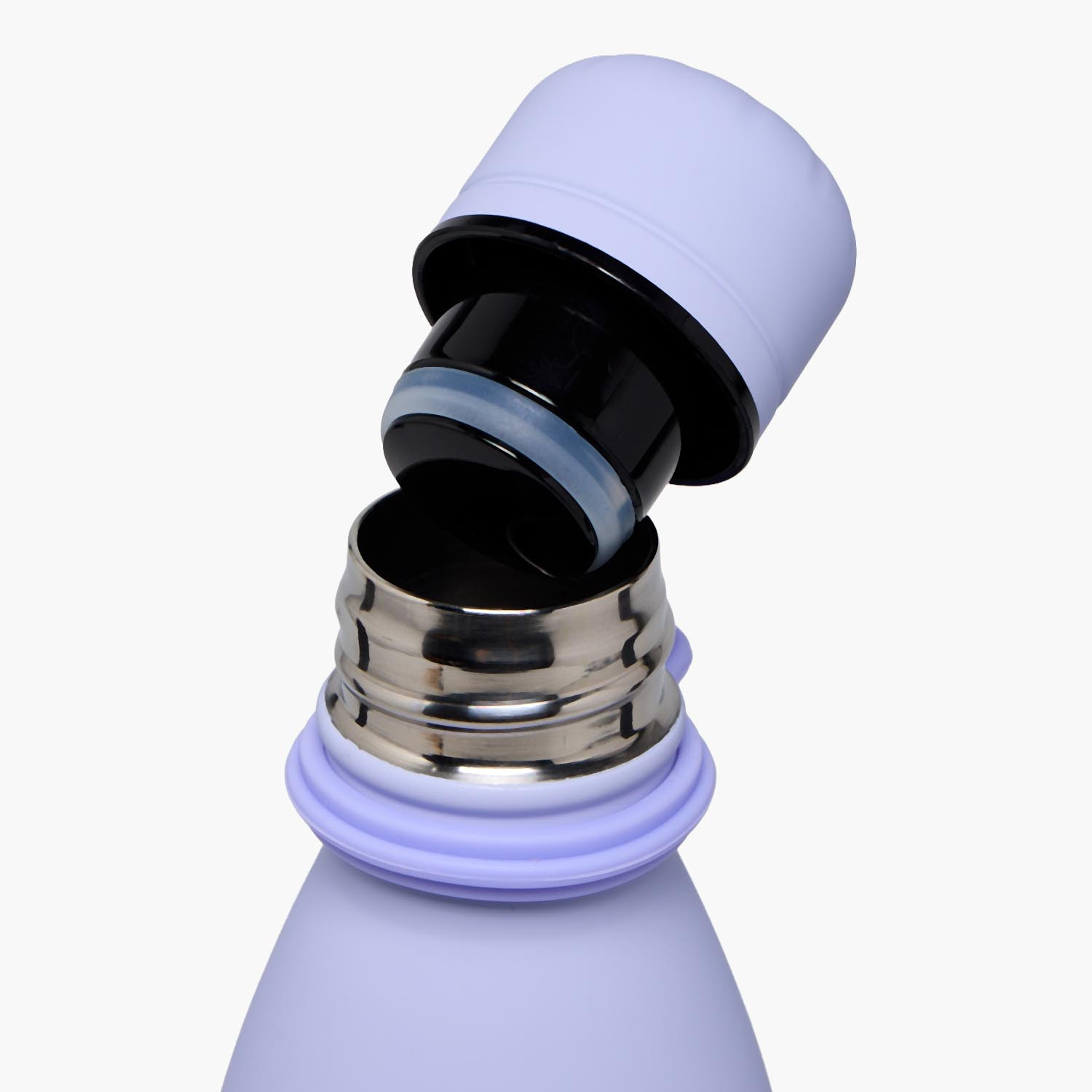 قارورة مياه ستانليس ستيل سادة بفوهة واسعة وحزام معصم من جونيورز-school-waterbottles-image-6