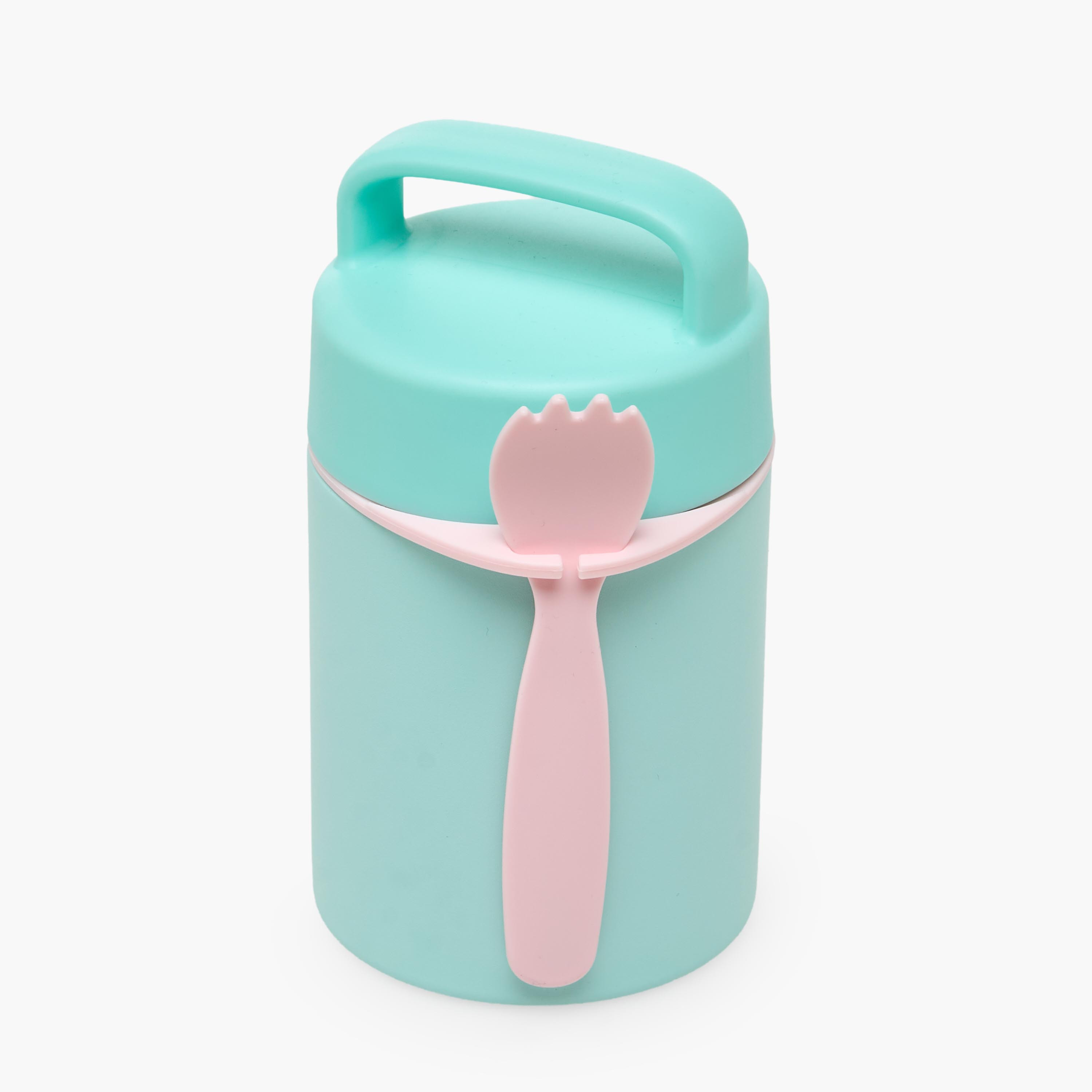 صندوق غداء سادة مع شوكة للبنات من جونيورز-school-lunchessentials-lunchboxes-image-2