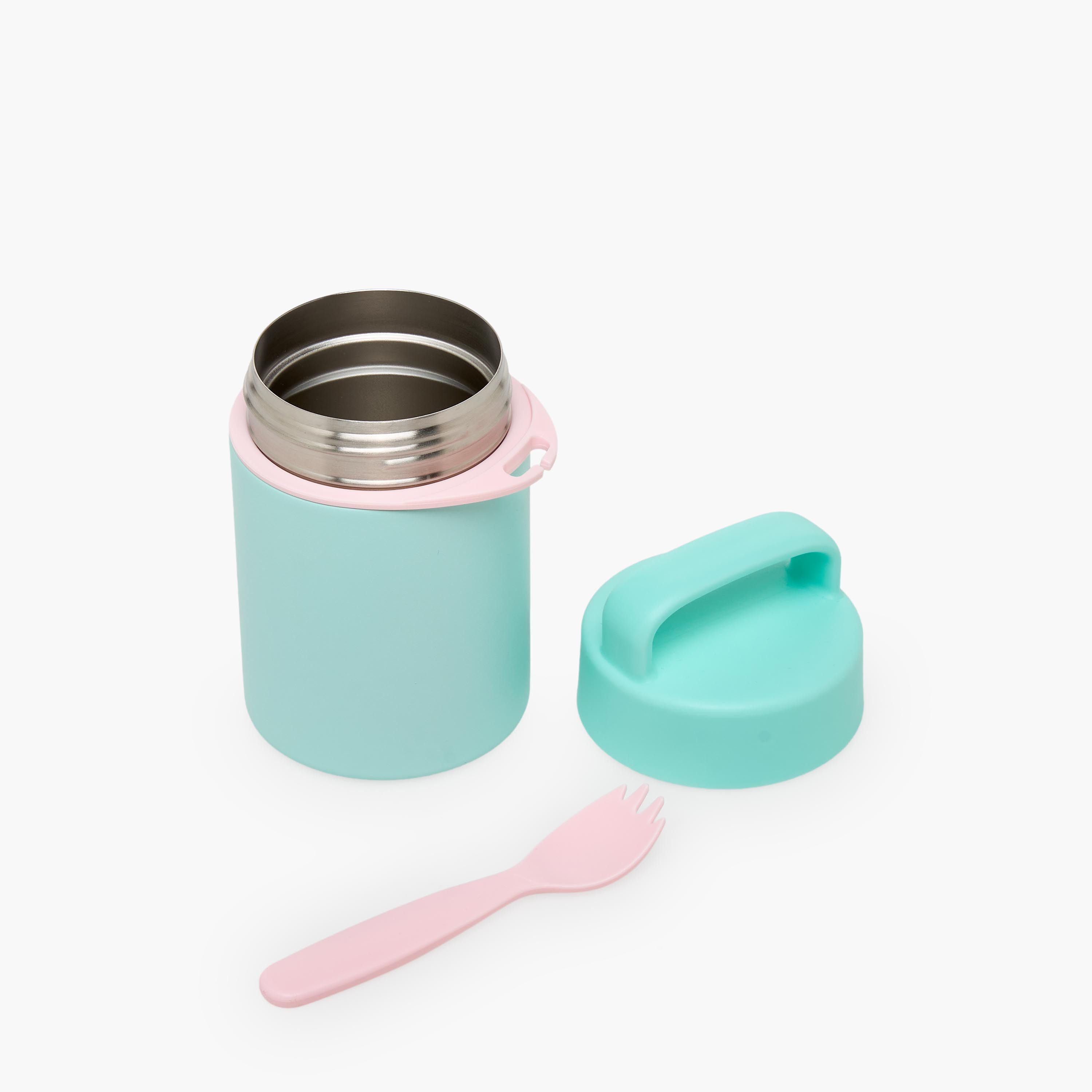 صندوق غداء سادة مع شوكة للبنات من جونيورز-school-lunchessentials-lunchboxes-image-3