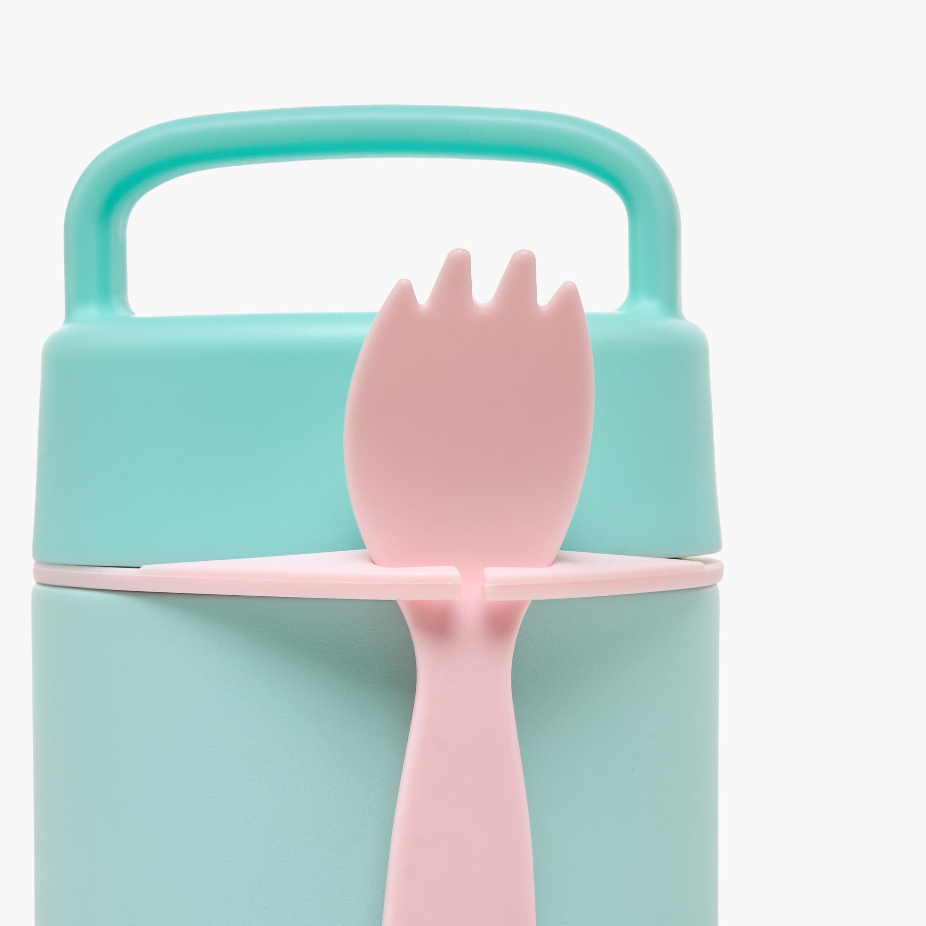 صندوق غداء سادة مع شوكة للبنات من جونيورز-school-lunchessentials-lunchboxes-image-4