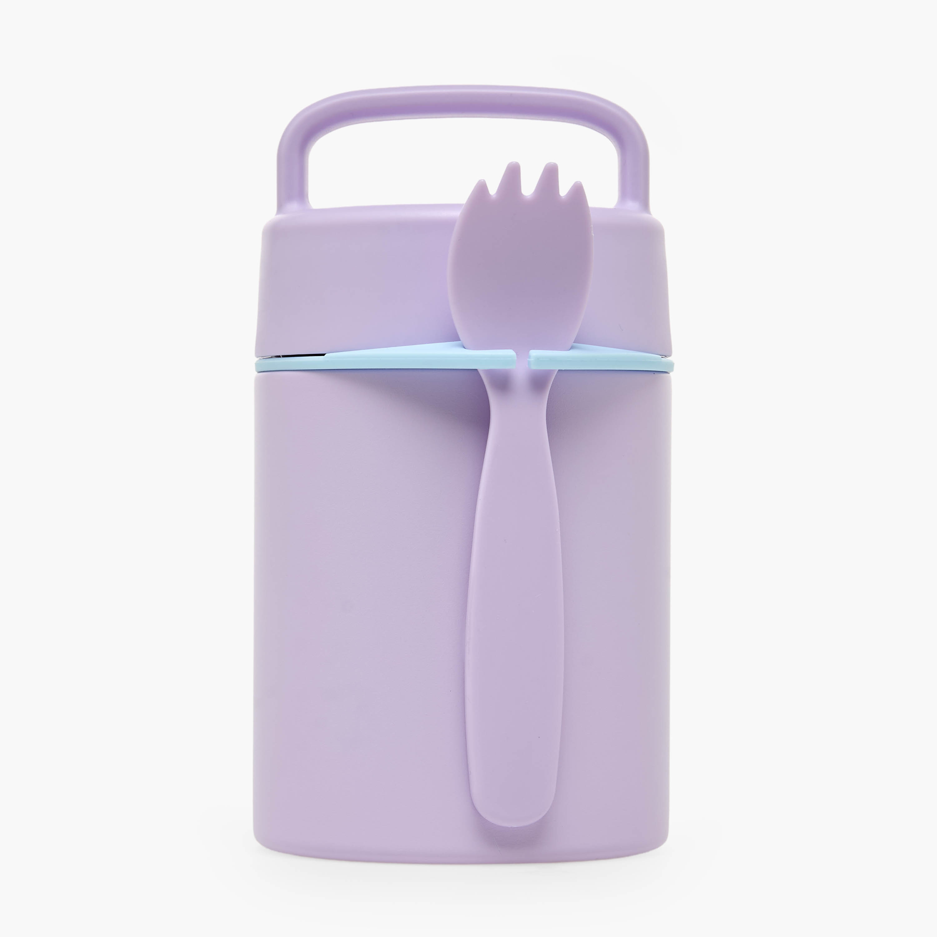 صندوق غداء سادة مع شوكة للأولاد من جونيورز-school-lunchessentials-lunchboxes-image-1