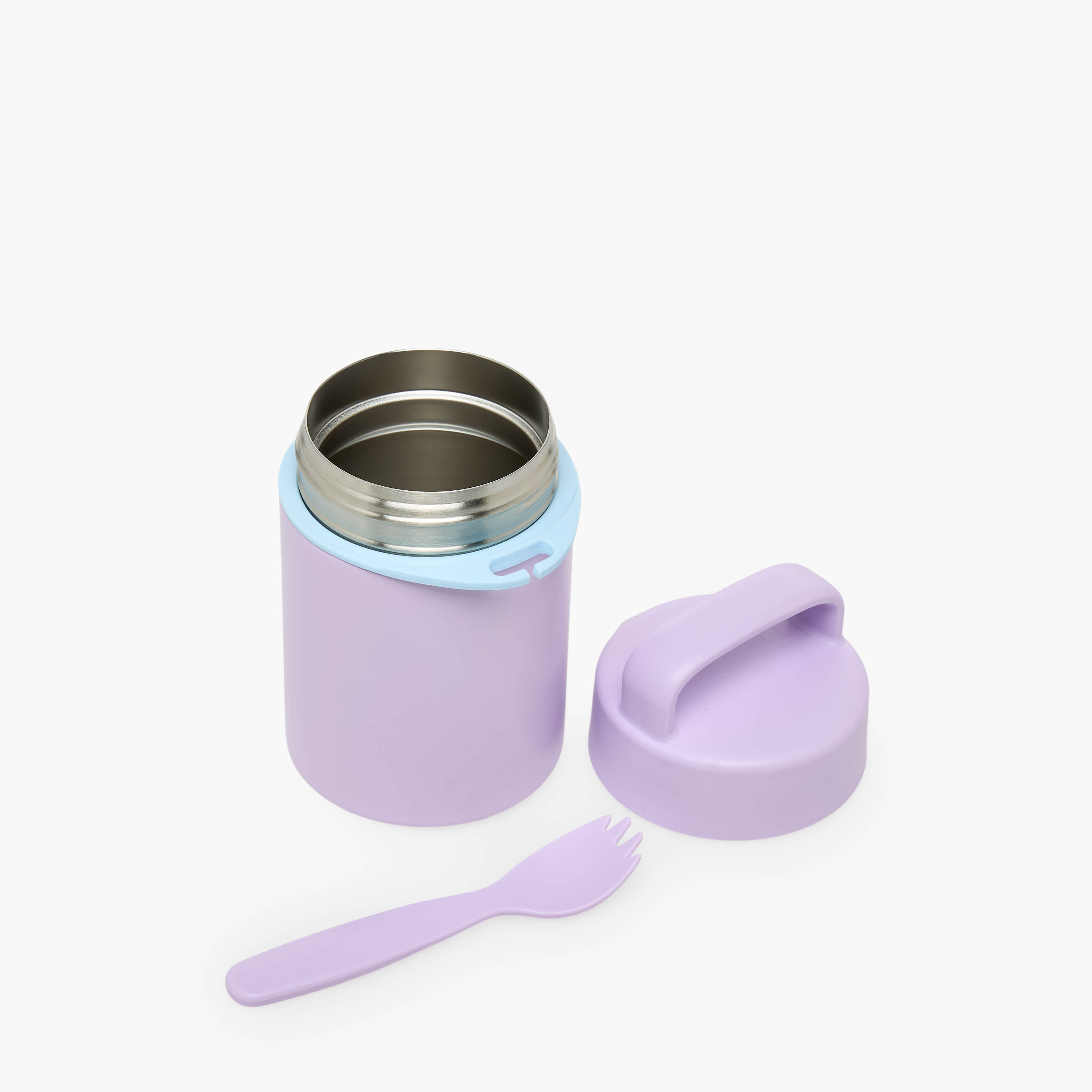 صندوق غداء سادة مع شوكة للأولاد من جونيورز-school-lunchessentials-lunchboxes-image-3