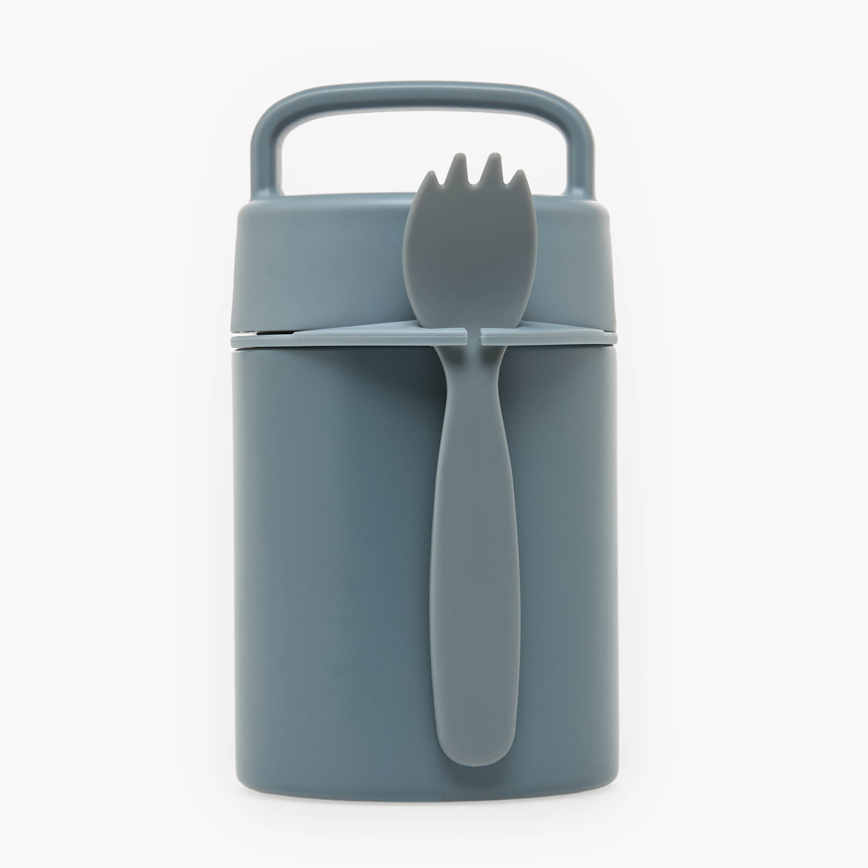 Juniors Solid Lunch Box for Girls with Fork-school-lunchessentials-lunchboxes-image-1