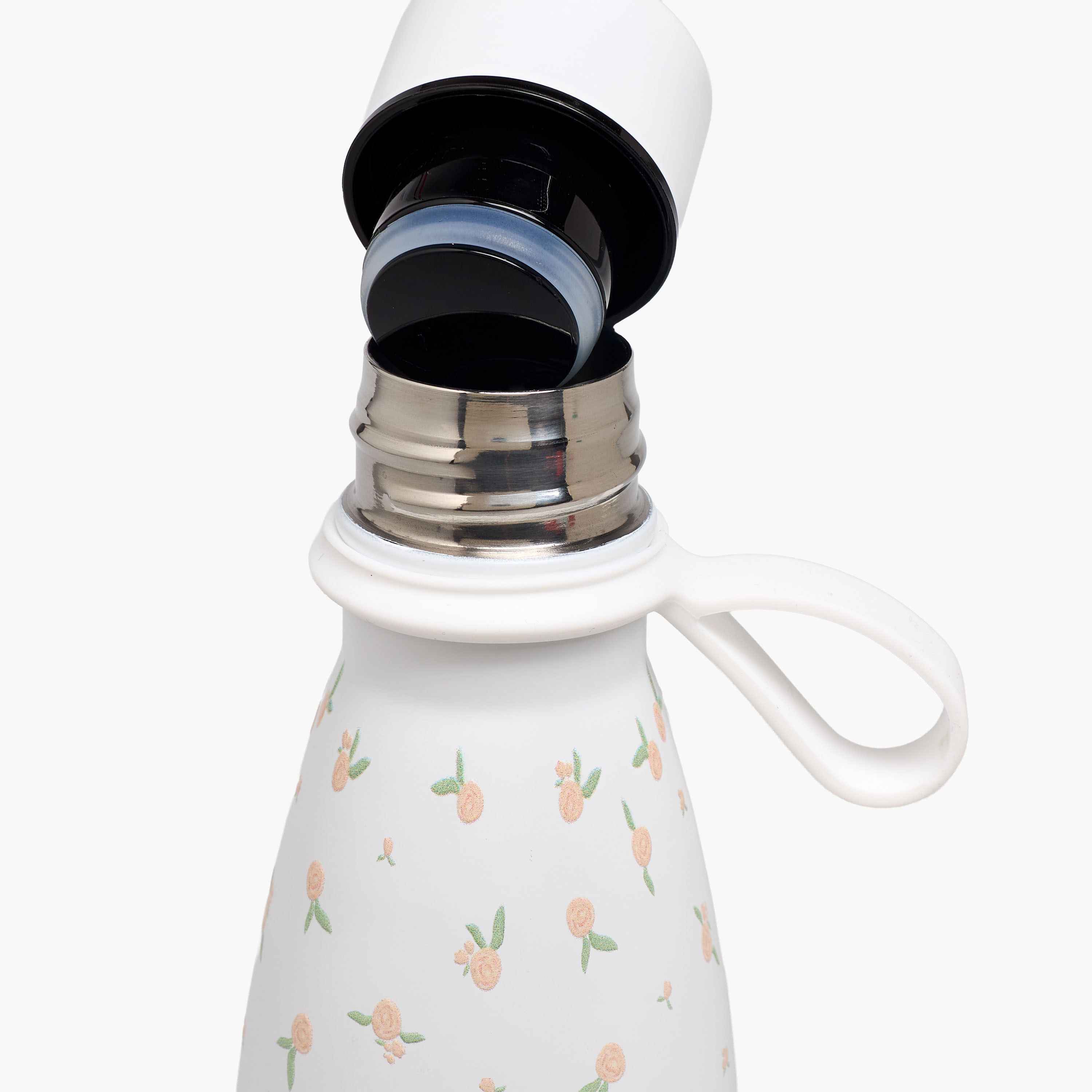 قارورة مياه ستانليس ستيل بجدار مزدوج وتصميم مانع للتسرب وطبعات زهرية من جونيورز-school-waterbottles-image-6