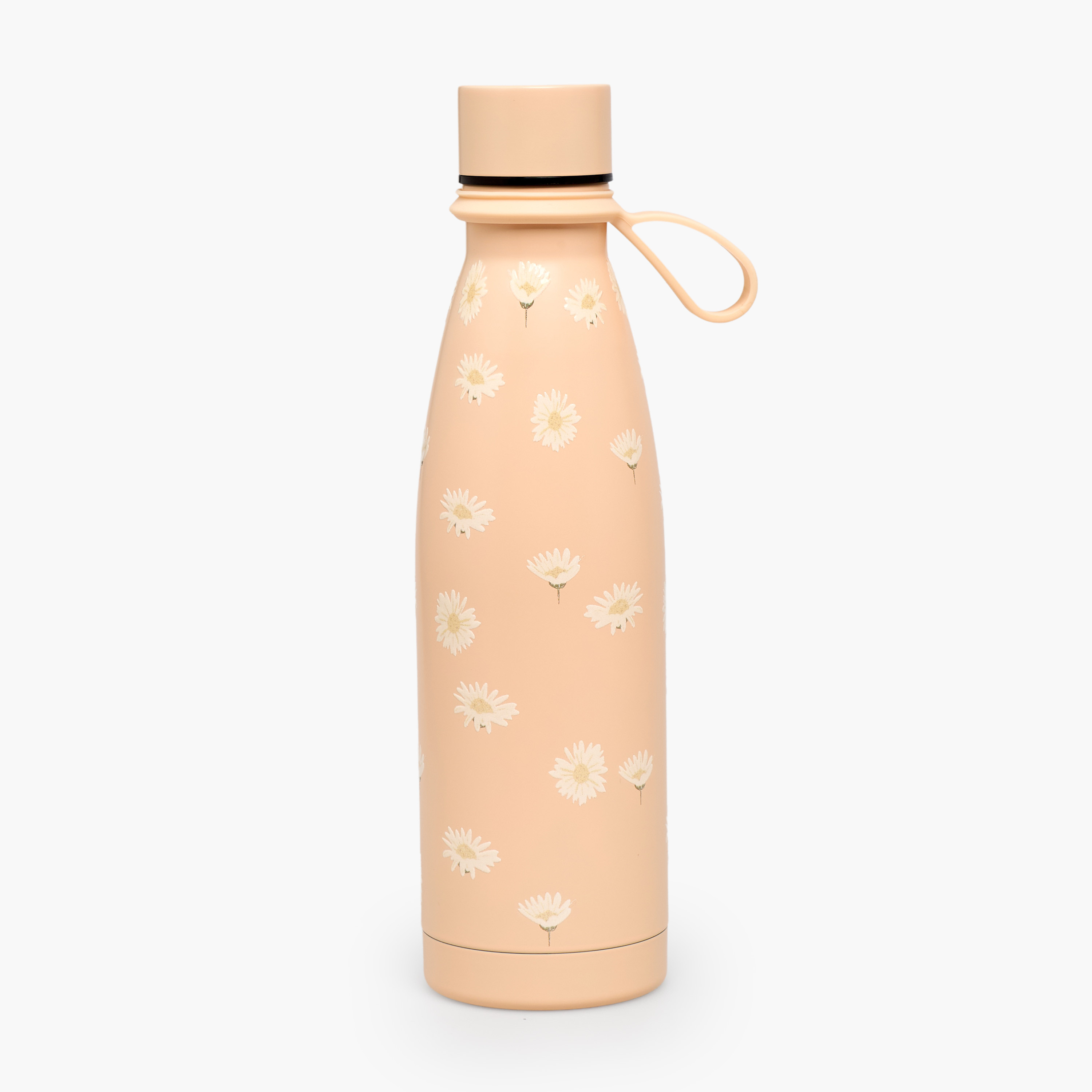 Juniors Floral Print Stainless Steel Water Bottle with Double Wall and Leakproof Design-school-waterbottles-image-1