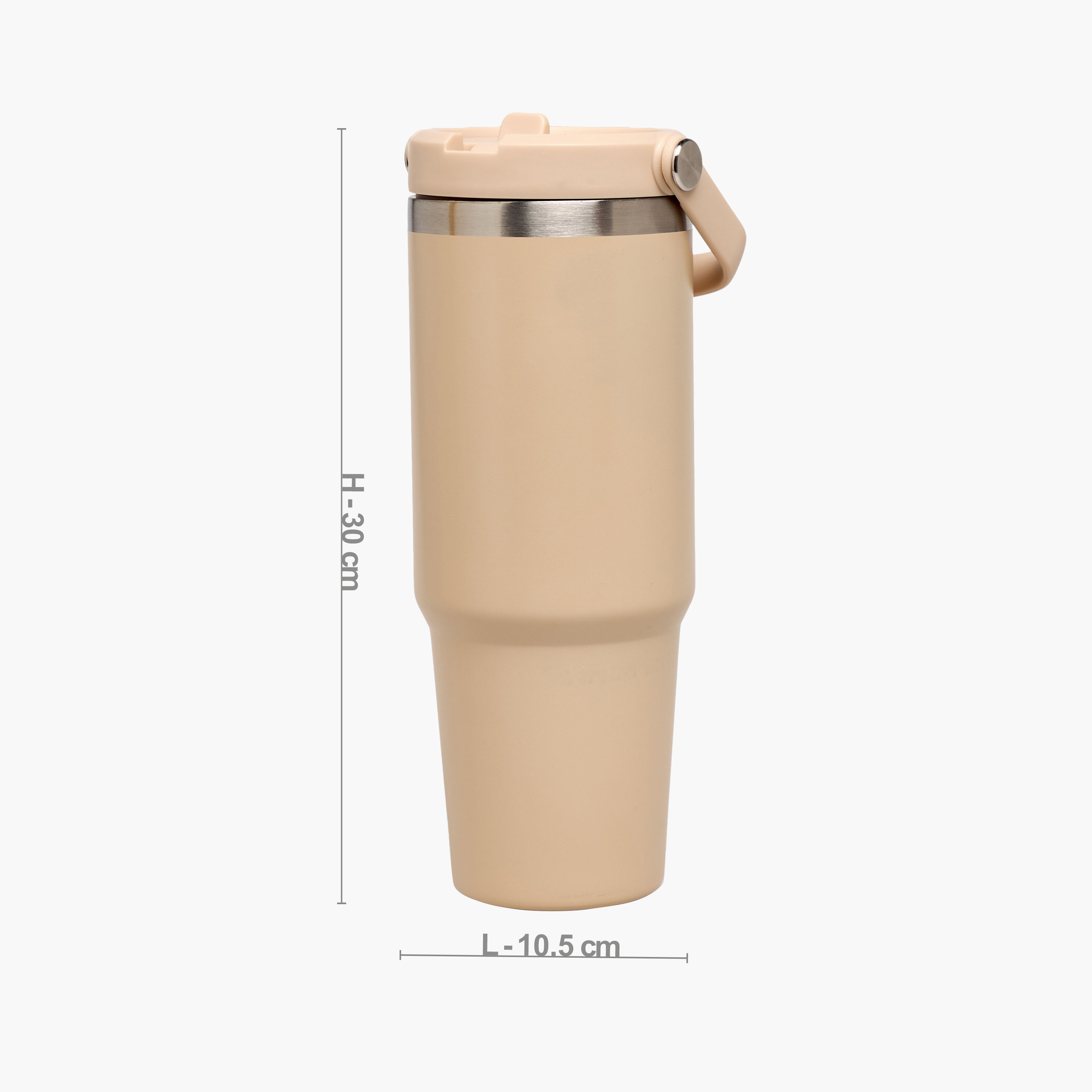 Juniors Solid Stainless Steel Tumbler with Straw-school-waterbottles-image-4
