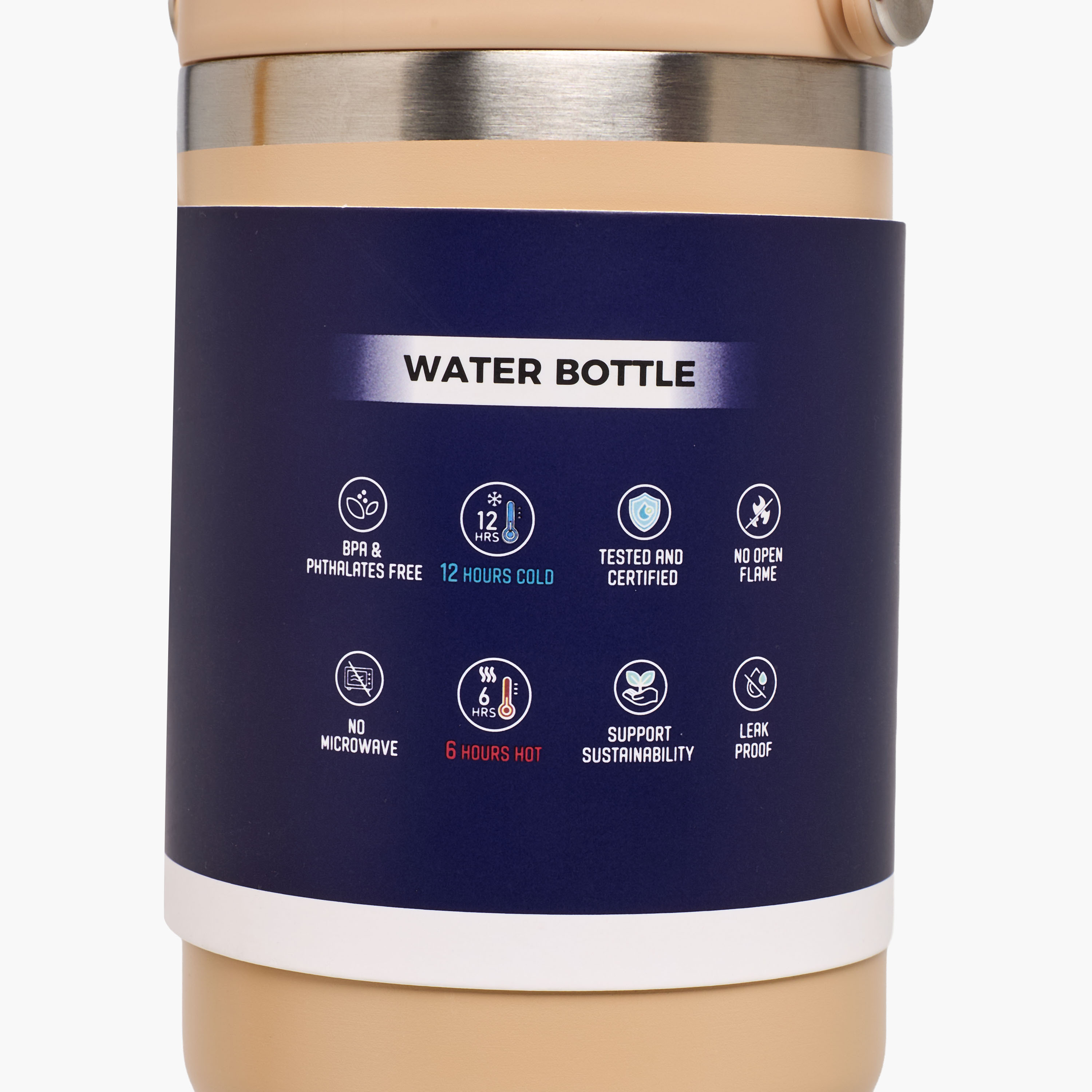 Juniors Solid Stainless Steel Tumbler with Straw-school-waterbottles-image-8