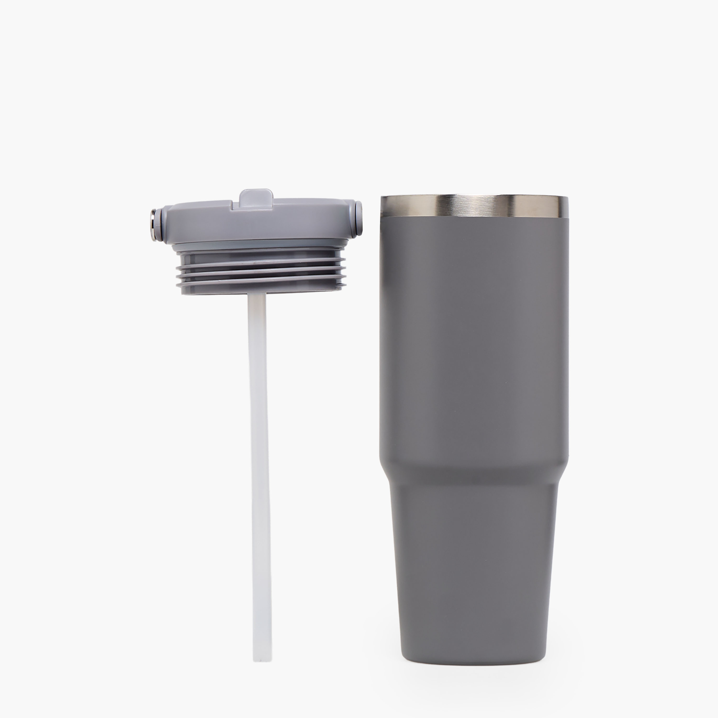 Juniors Solid Stainless Steel Tumbler with Straw-school-waterbottles-image-3