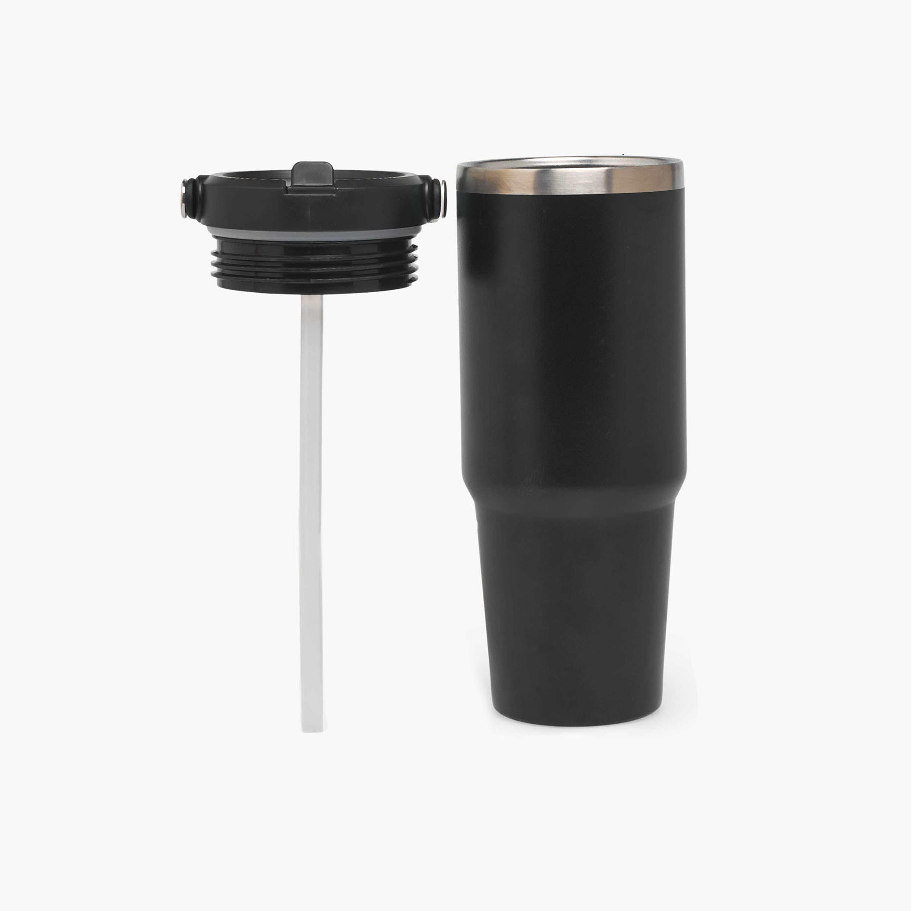 Juniors Solid Stainless Steel Tumbler with Straw-school-waterbottles-image-3