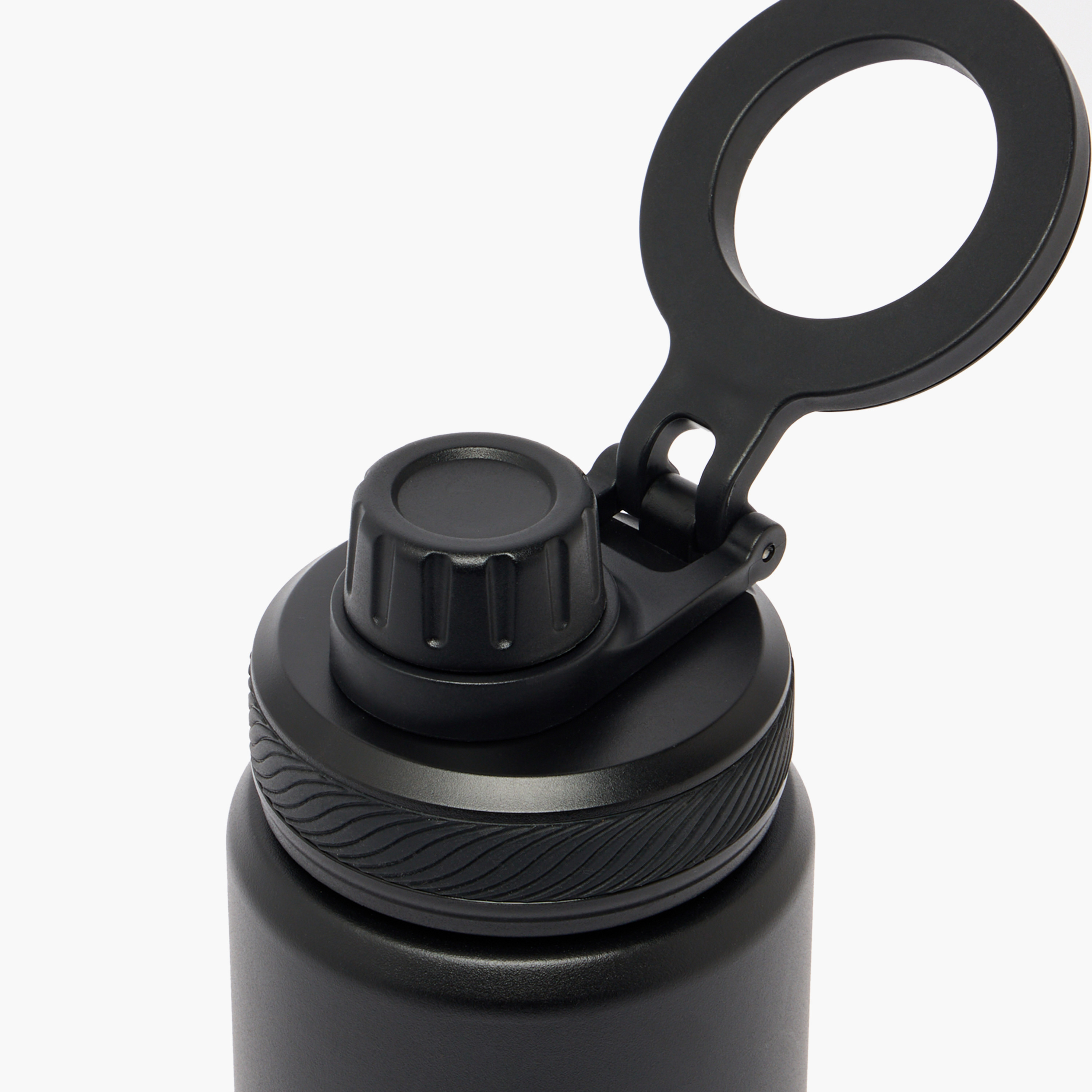 Juniors Solid Stainless Steel Water Bottle with Carry Loop-school-waterbottles-image-4