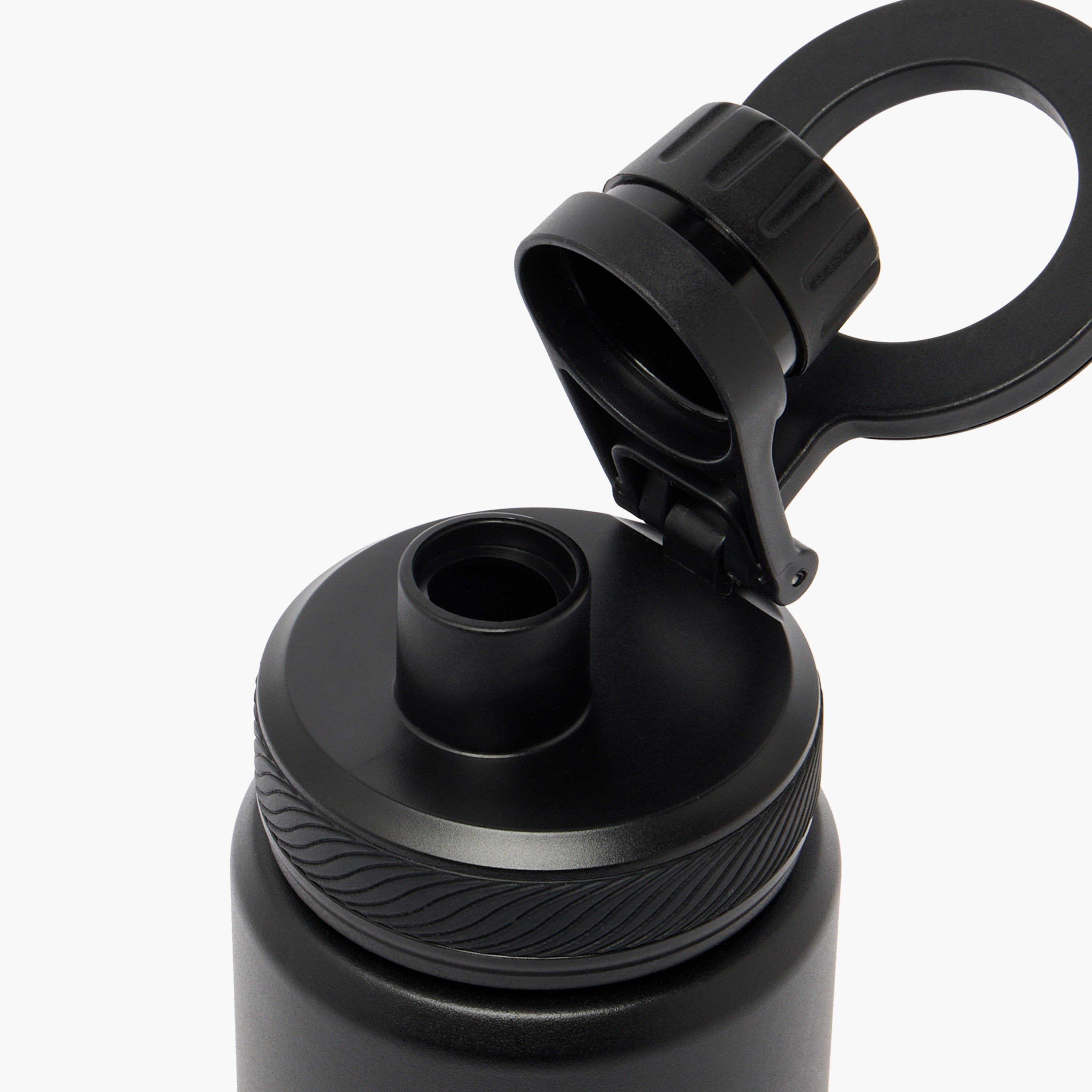 Juniors Solid Stainless Steel Water Bottle with Carry Loop-school-waterbottles-image-6