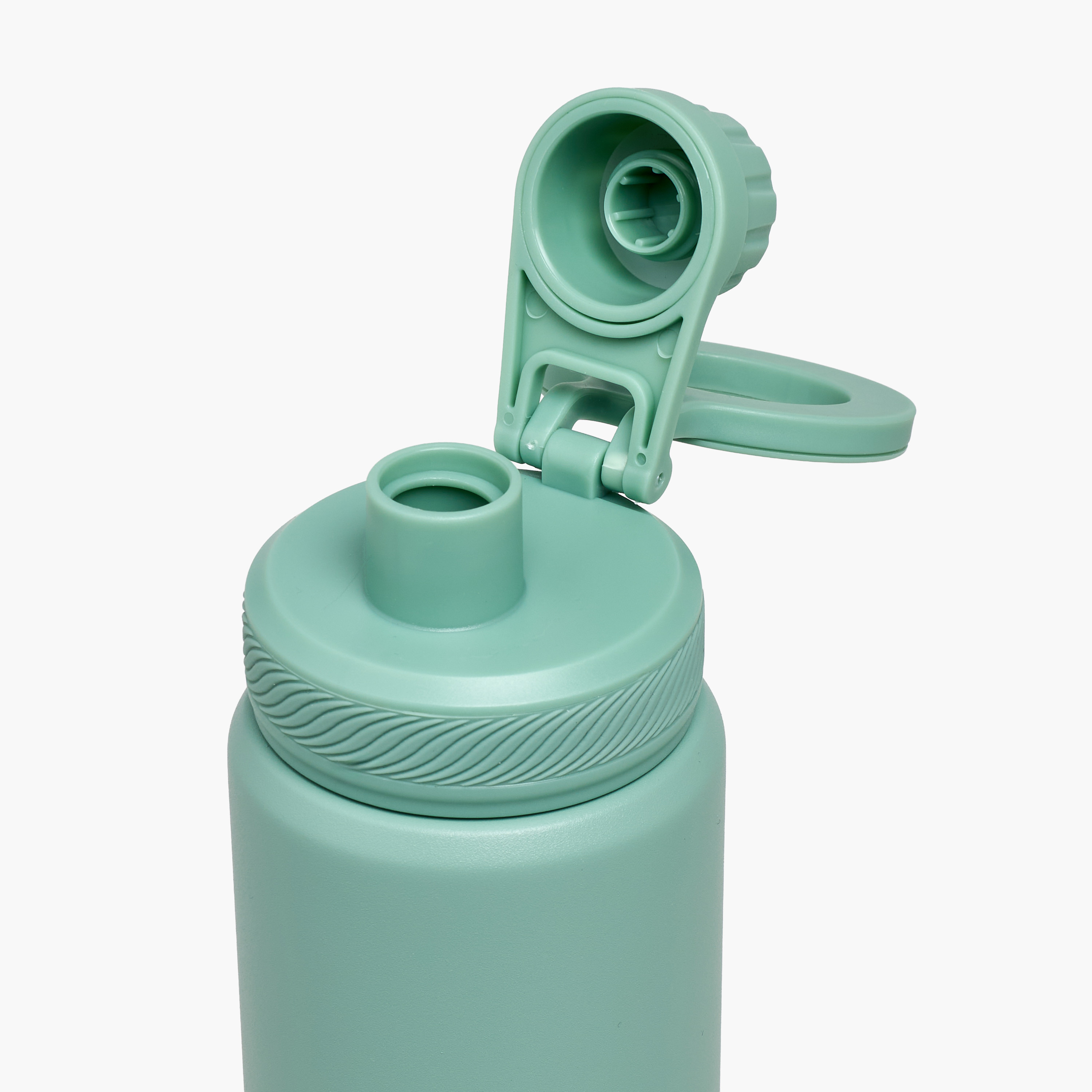 Juniors Solid Stainless Steel Water Bottle with Carry Loop-school-waterbottles-image-6