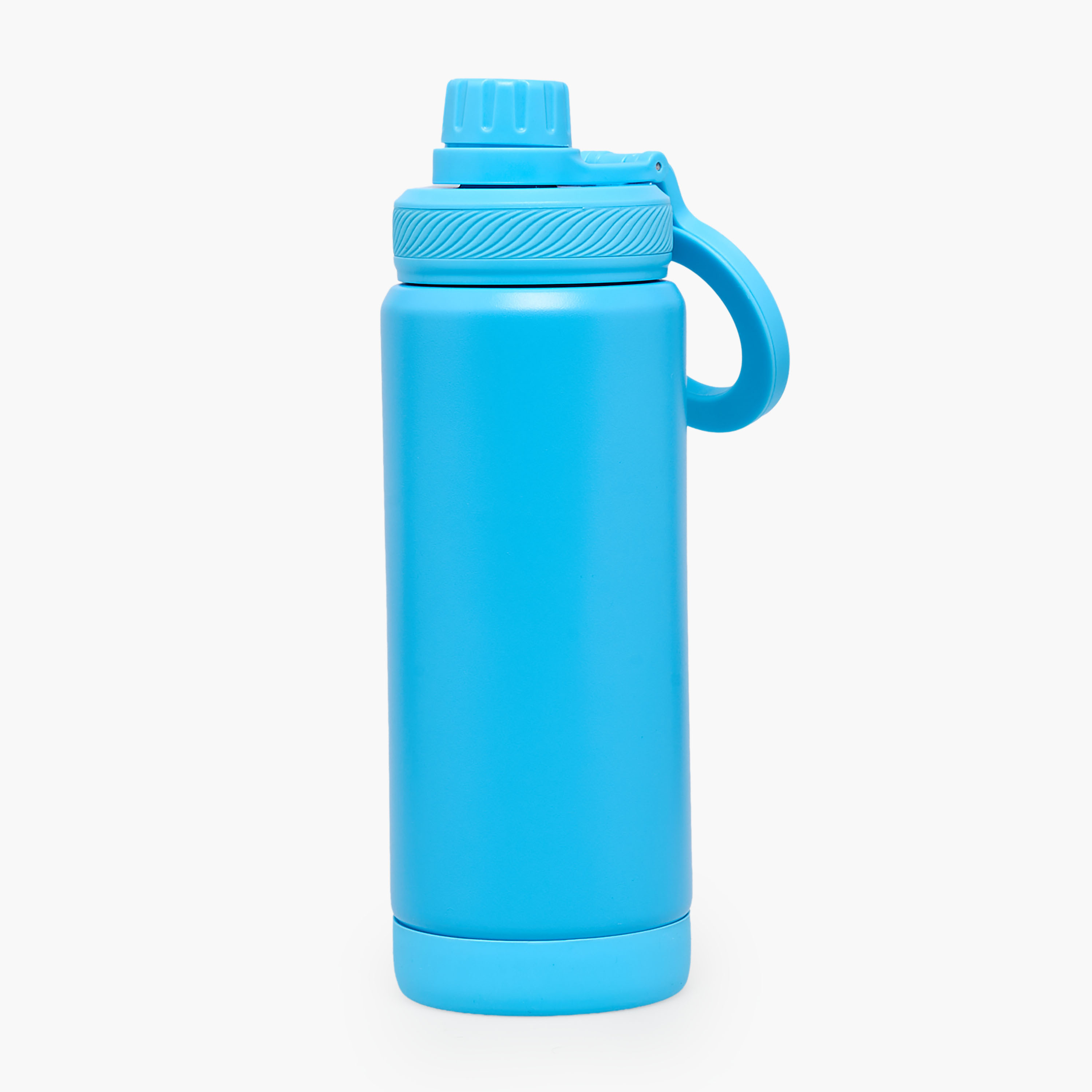 Juniors Solid Stainless Steel Water Bottle with Carry Loop-school-waterbottles-image-1
