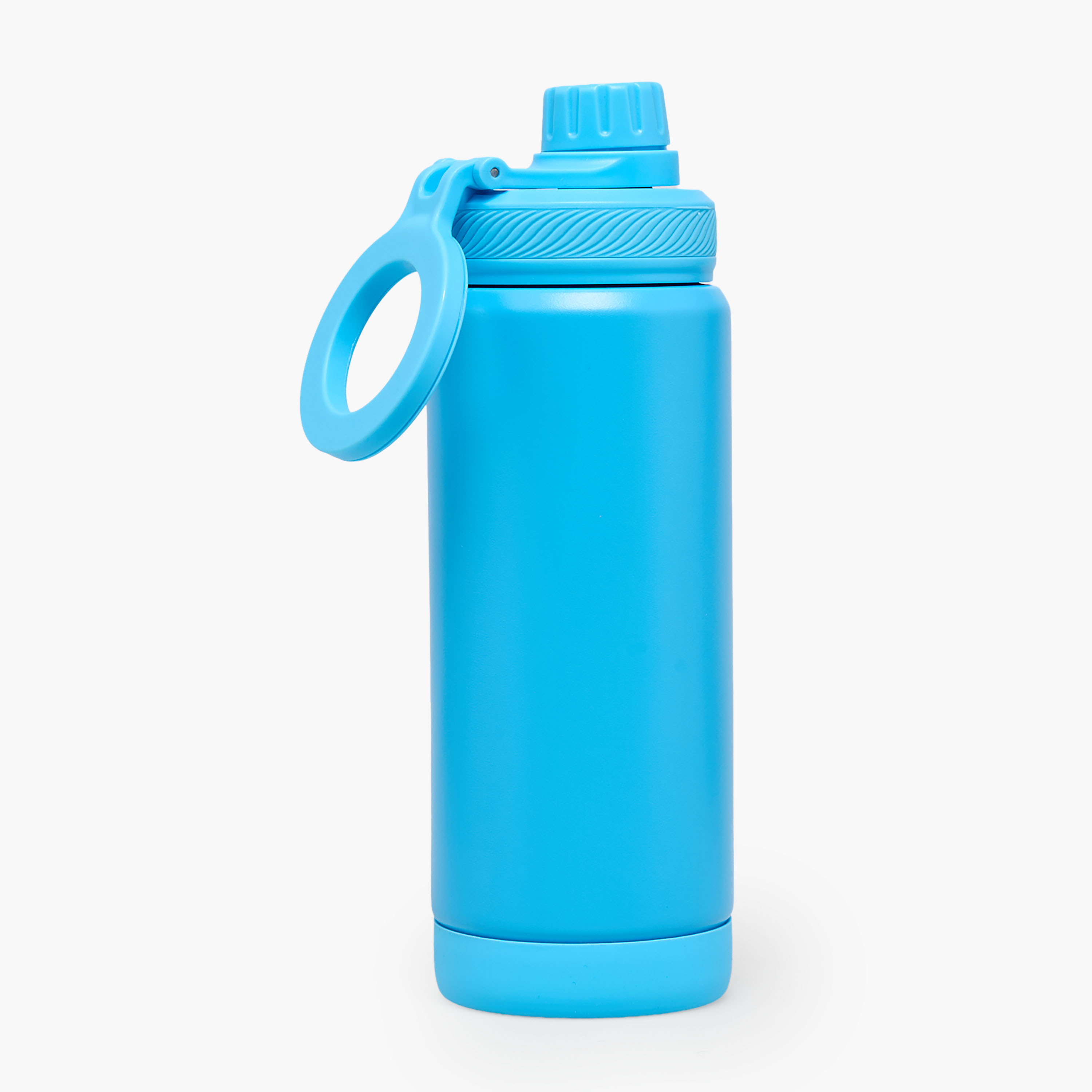 Juniors Solid Stainless Steel Water Bottle with Carry Loop-school-waterbottles-image-3