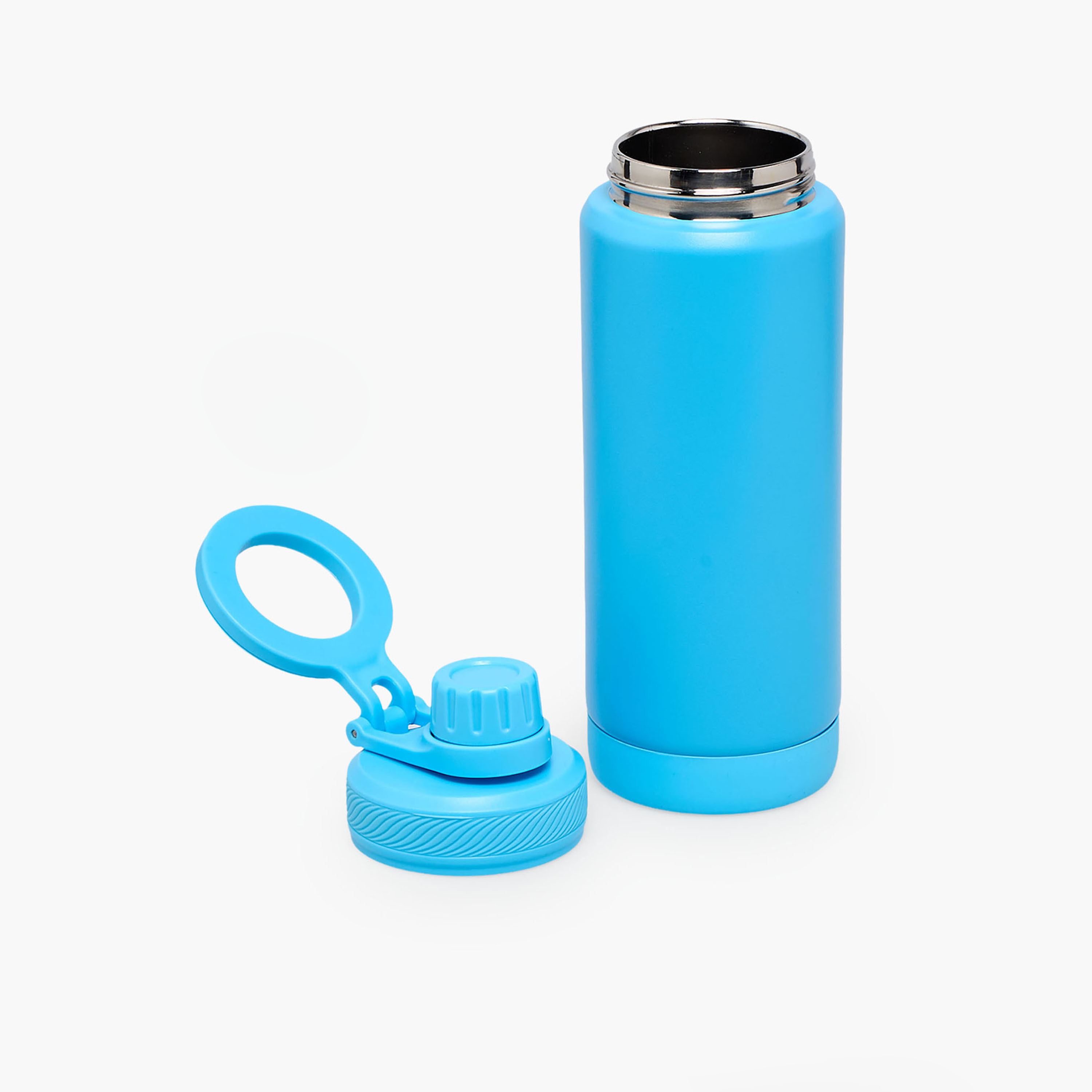 Juniors Solid Stainless Steel Water Bottle with Carry Loop-school-waterbottles-image-5