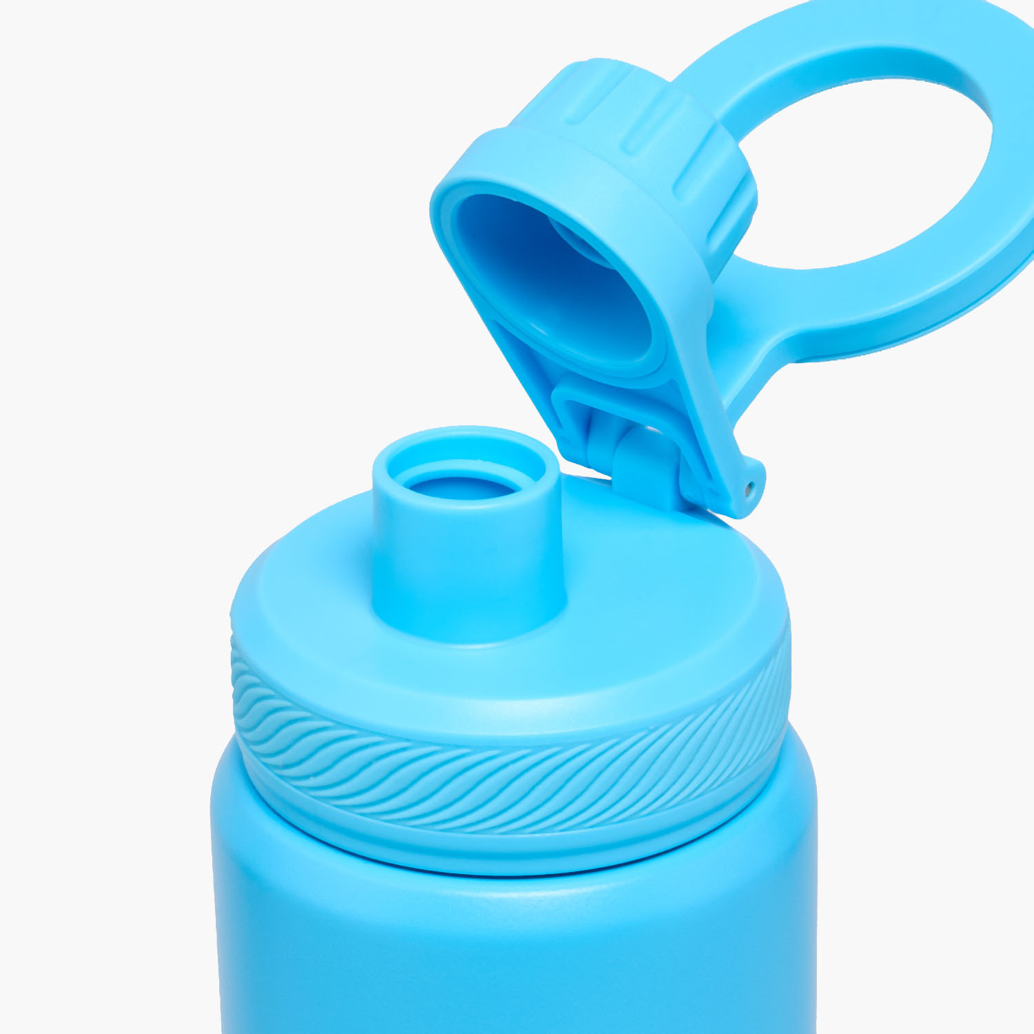 Juniors Solid Stainless Steel Water Bottle with Carry Loop-school-waterbottles-image-8