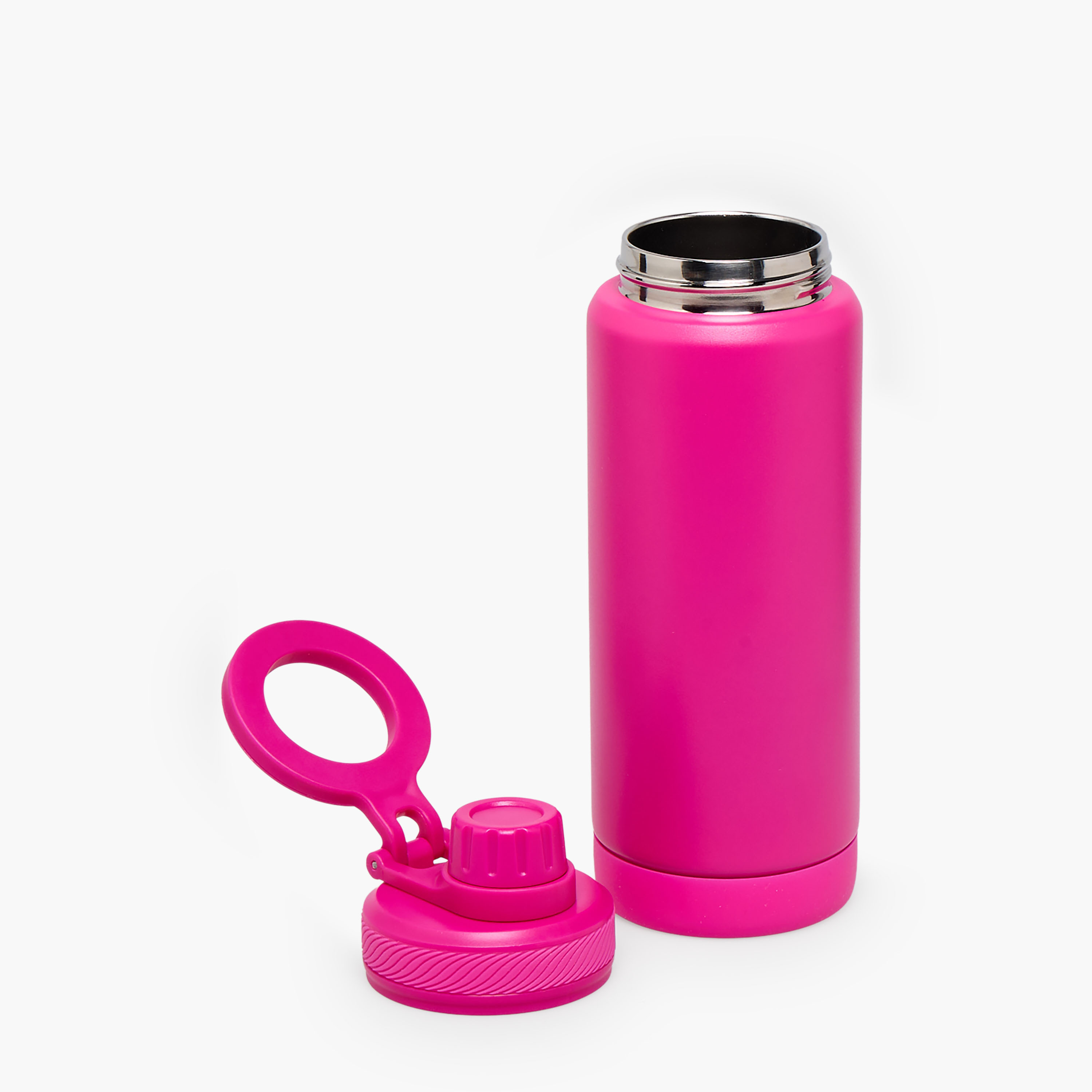 Juniors Solid Stainless Steel Water Bottle with Carry Loop-school-waterbottles-image-4