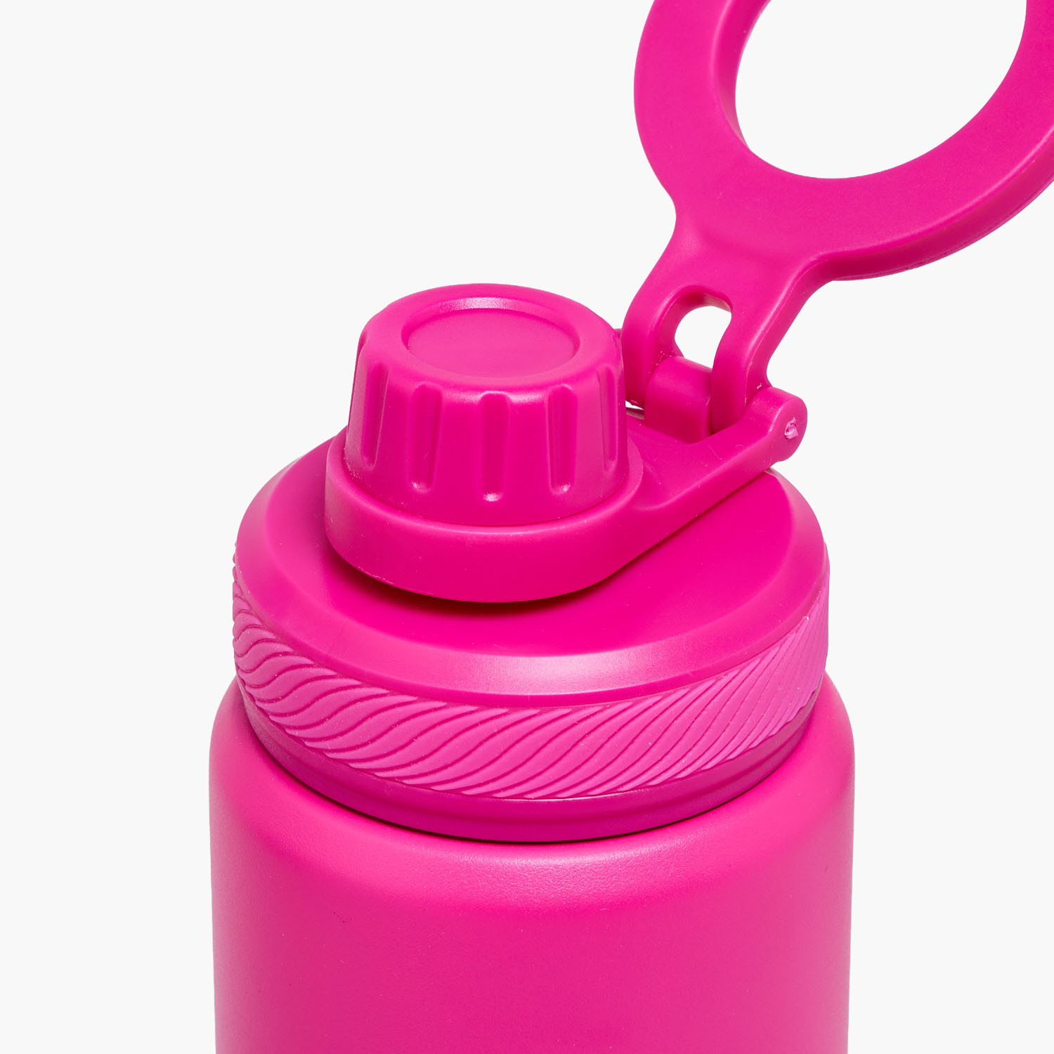 Juniors Solid Stainless Steel Water Bottle with Carry Loop-school-waterbottles-image-6