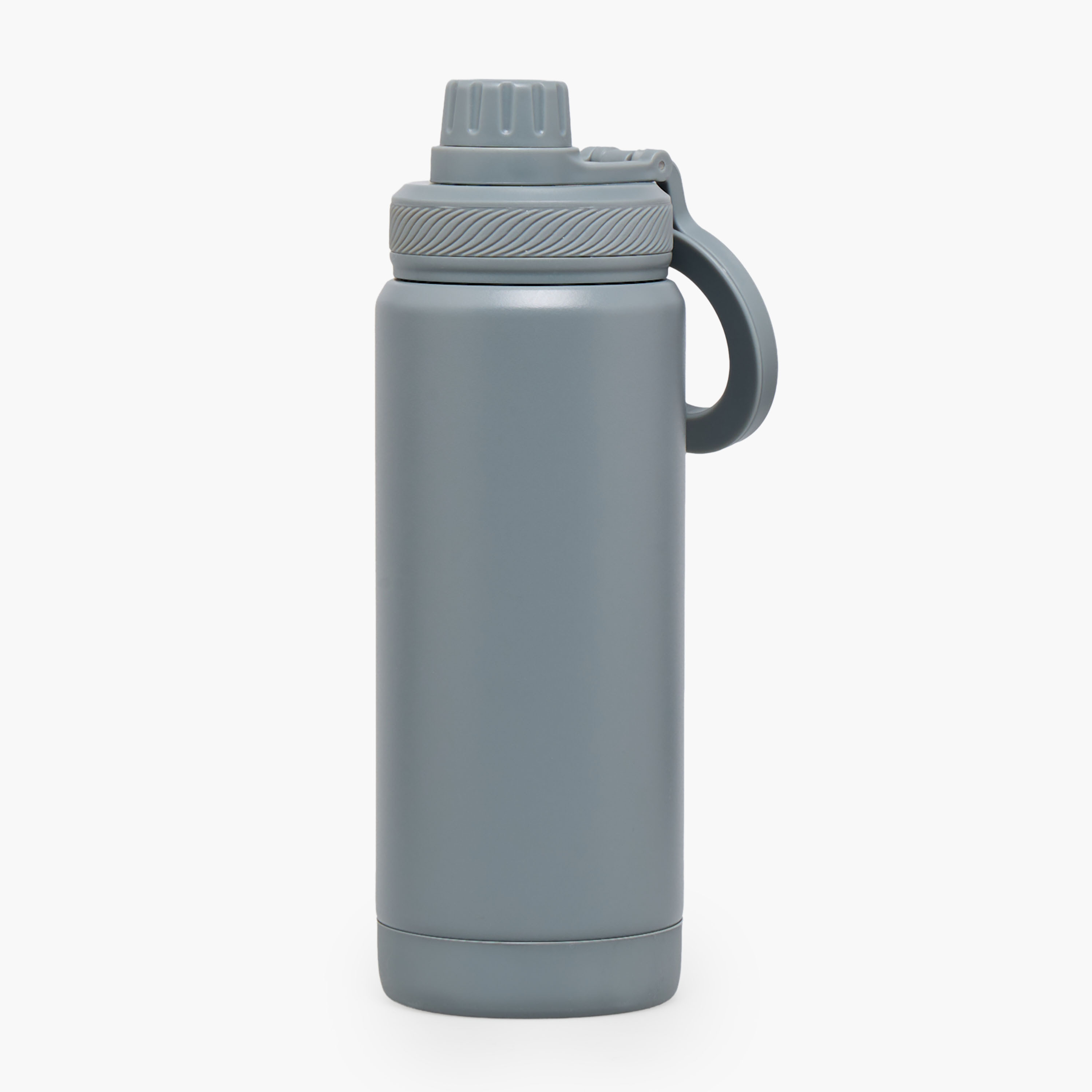 Juniors Solid Stainless Steel Water Bottle with Carry Loop-school-waterbottles-image-1