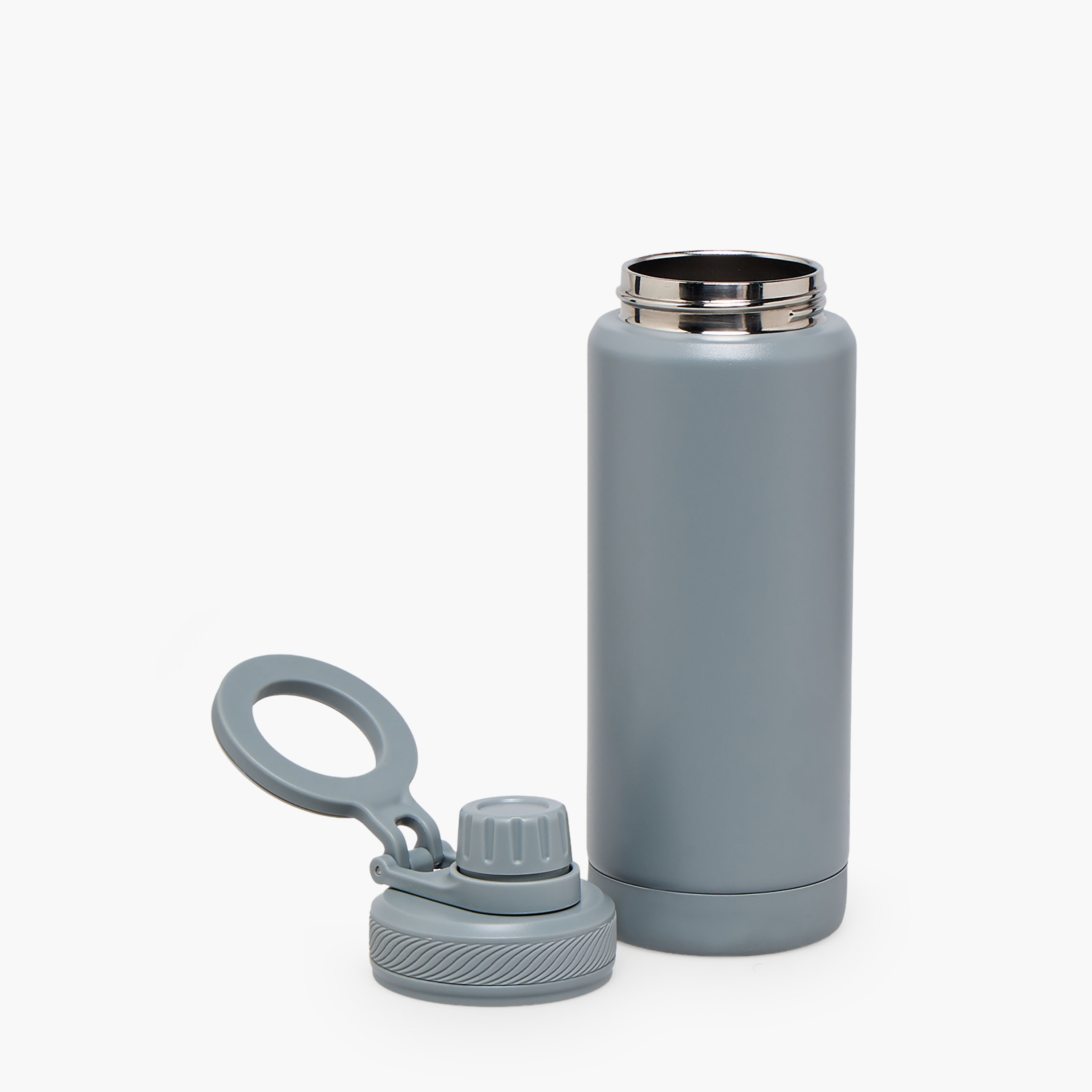 Juniors Solid Stainless Steel Water Bottle with Carry Loop-school-waterbottles-image-4