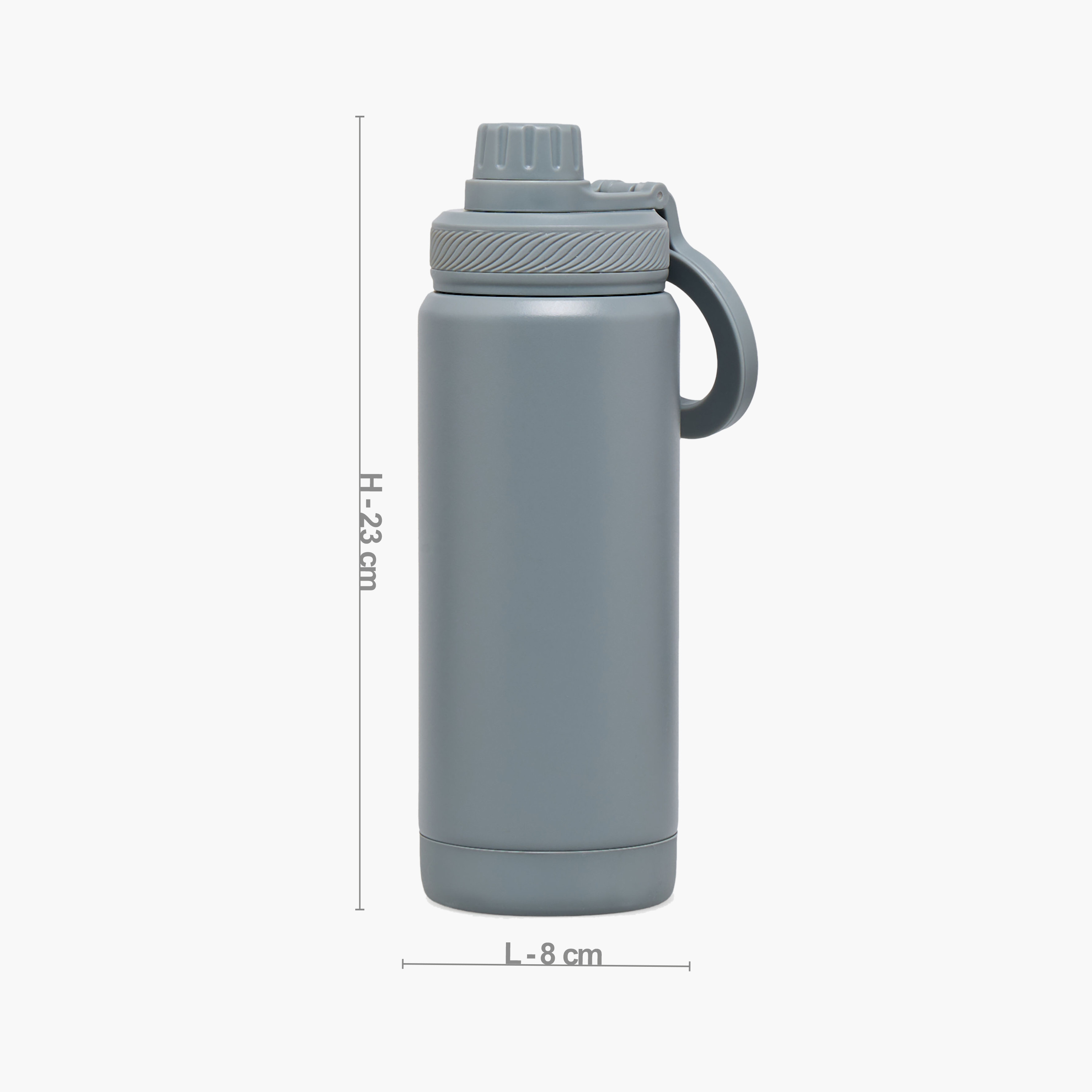Juniors Solid Stainless Steel Water Bottle with Carry Loop-school-waterbottles-image-5