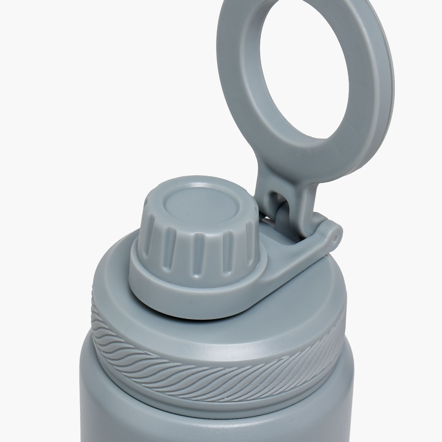 Juniors Solid Stainless Steel Water Bottle with Carry Loop-school-waterbottles-image-6
