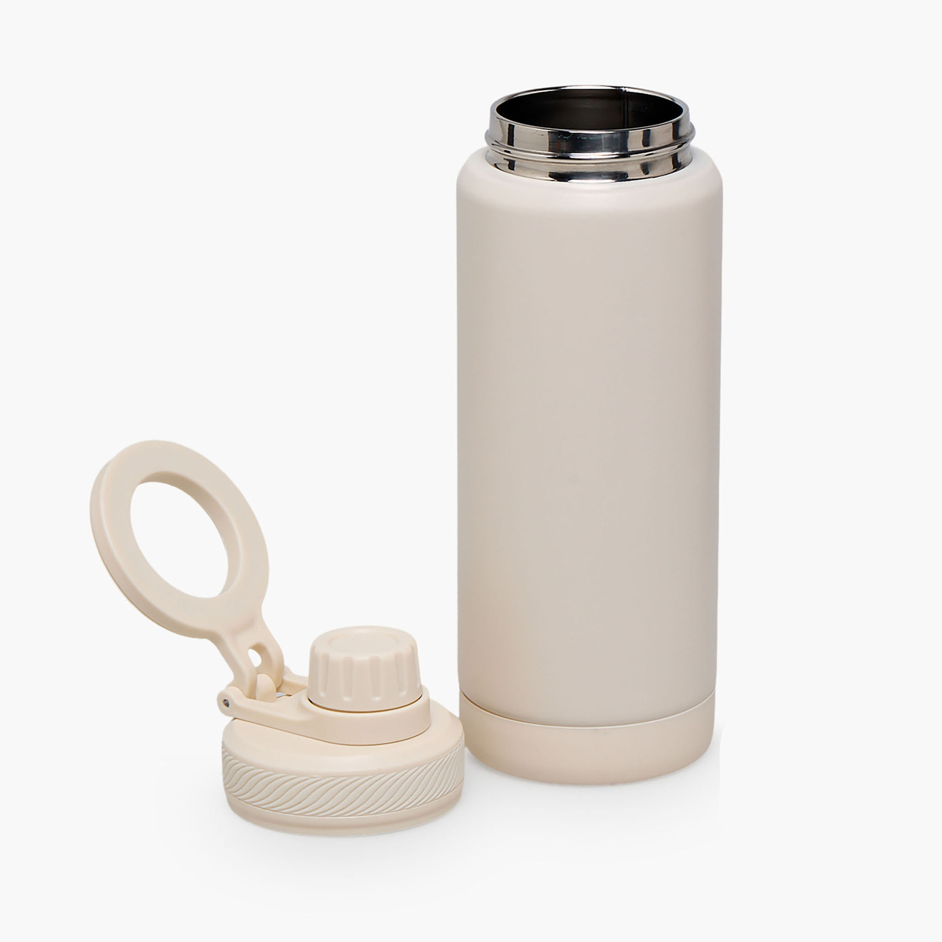 Juniors Solid Stainless Steel Water Bottle with Carry Loop-school-waterbottles-image-4