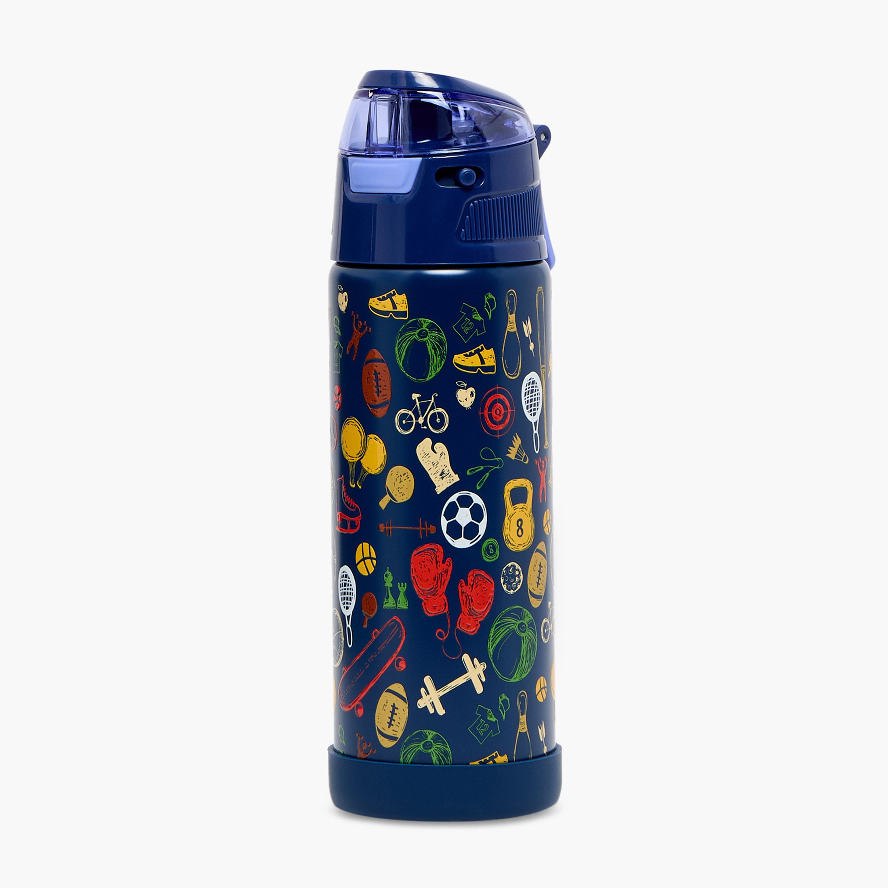 قارورة مياه ستانلس ستيل بقشة وطبعات رياضية من سماش-school-waterbottles-image-1