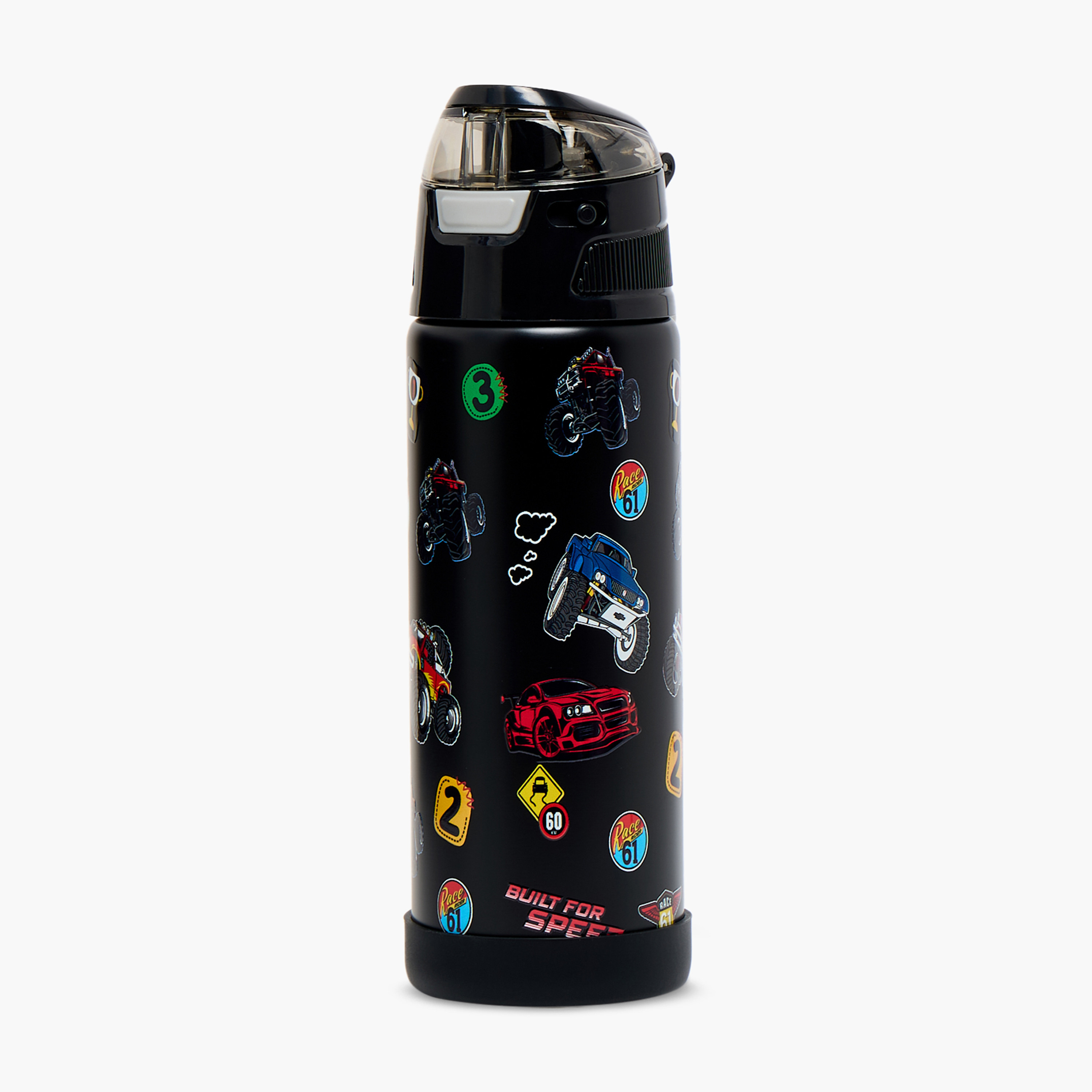 قارورة مياه ستانلس ستيل بقشة وطبعات كارز من سماش-school-waterbottles-image-1