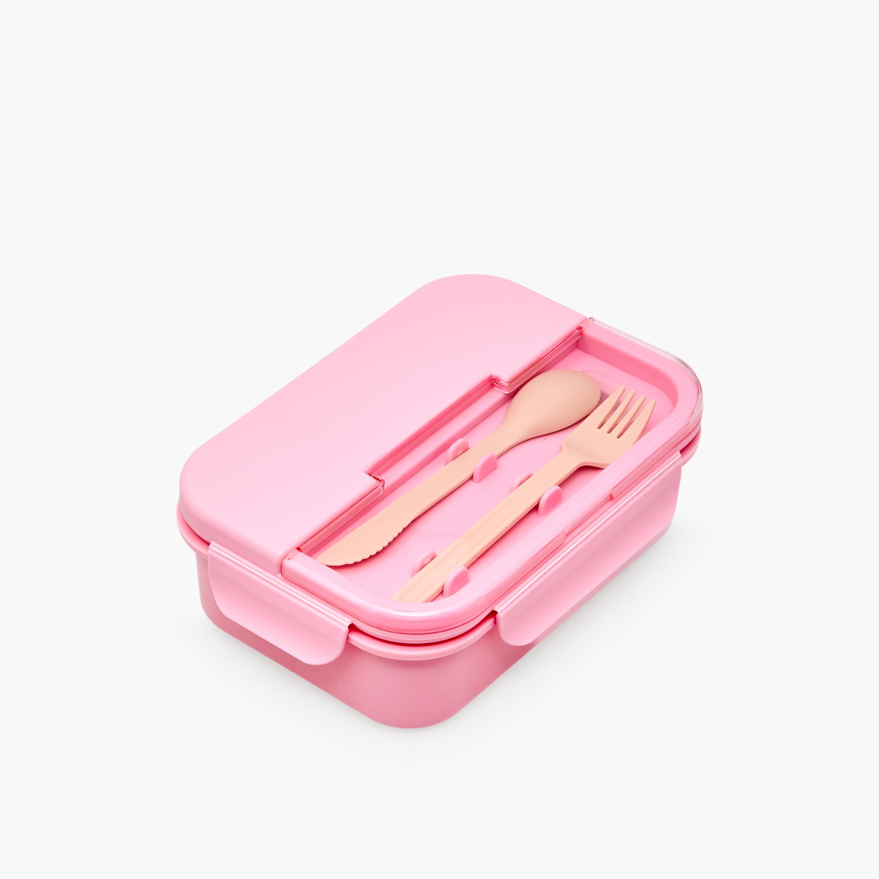 Juniors Solid Lunch Box for Girls with Cutlery-school-lunchessentials-lunchboxes-image-1