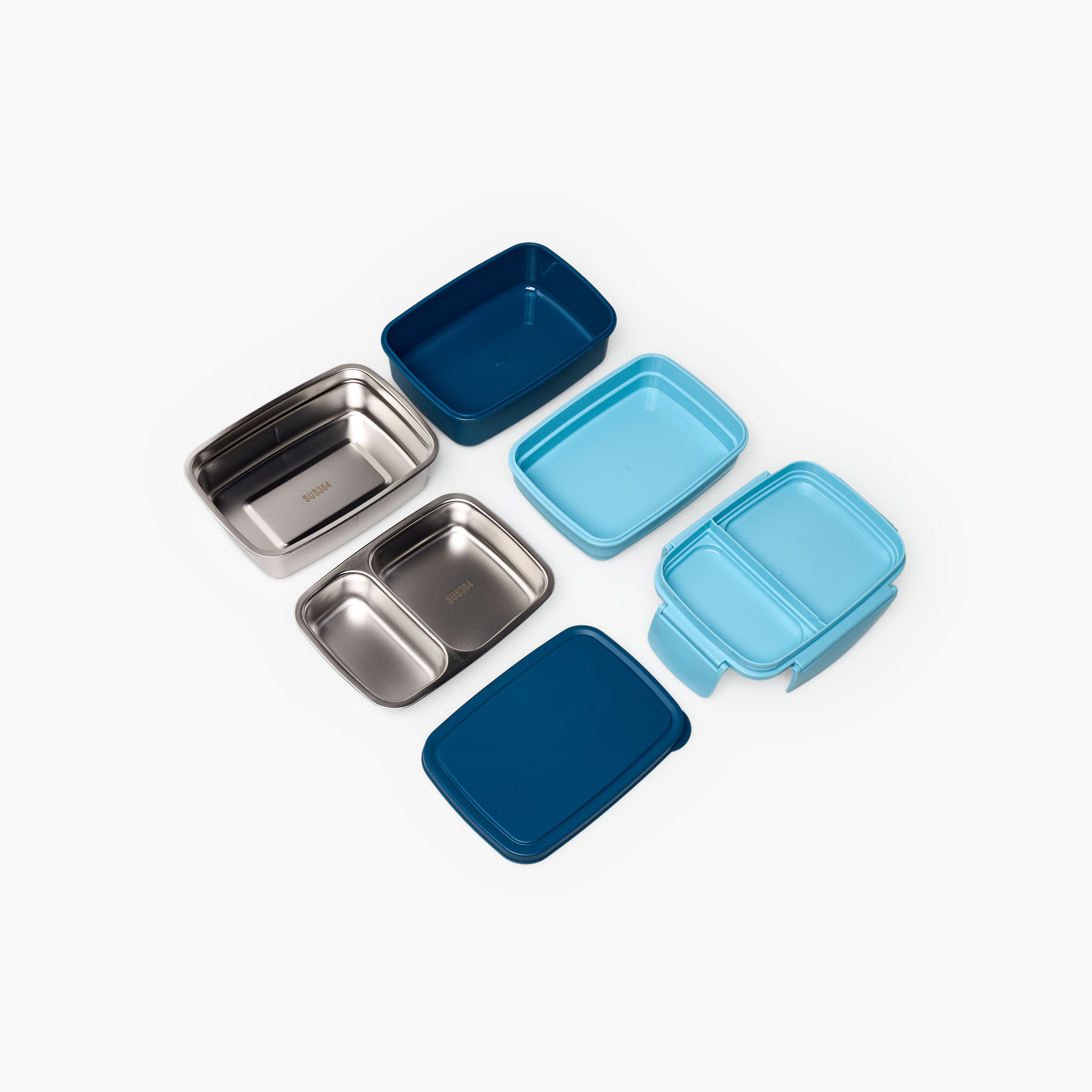 صندوق غداء سادة بغطاء بمشبك إغلاق للأطفال من جونيورز - 950 مل-school-lunchessentials-lunchboxes-image-5