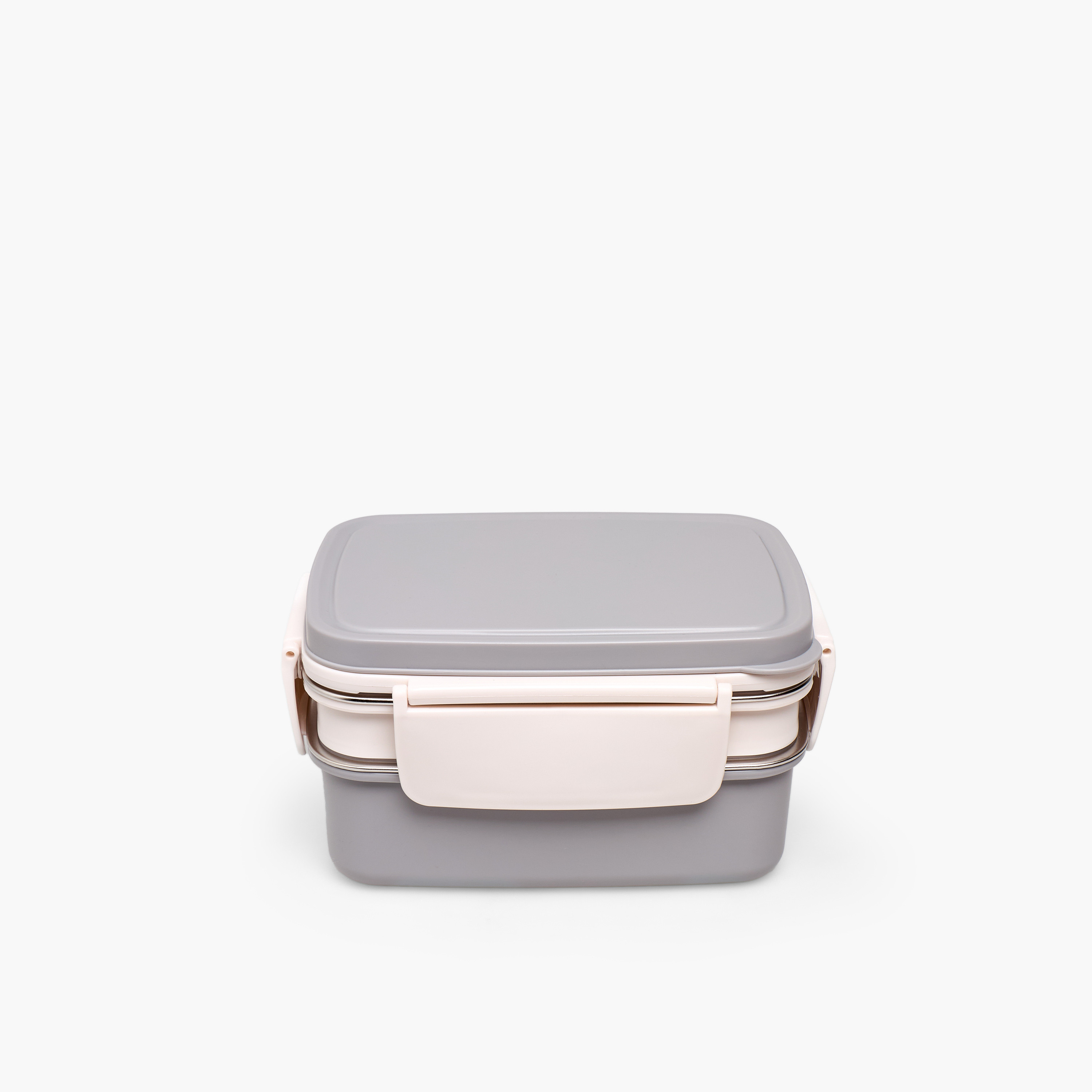 صندوق غداء سادة بغطاء بمشبك إغلاق للأطفال من جونيورز - 950 مل-school-lunchessentials-lunchboxes-image-1