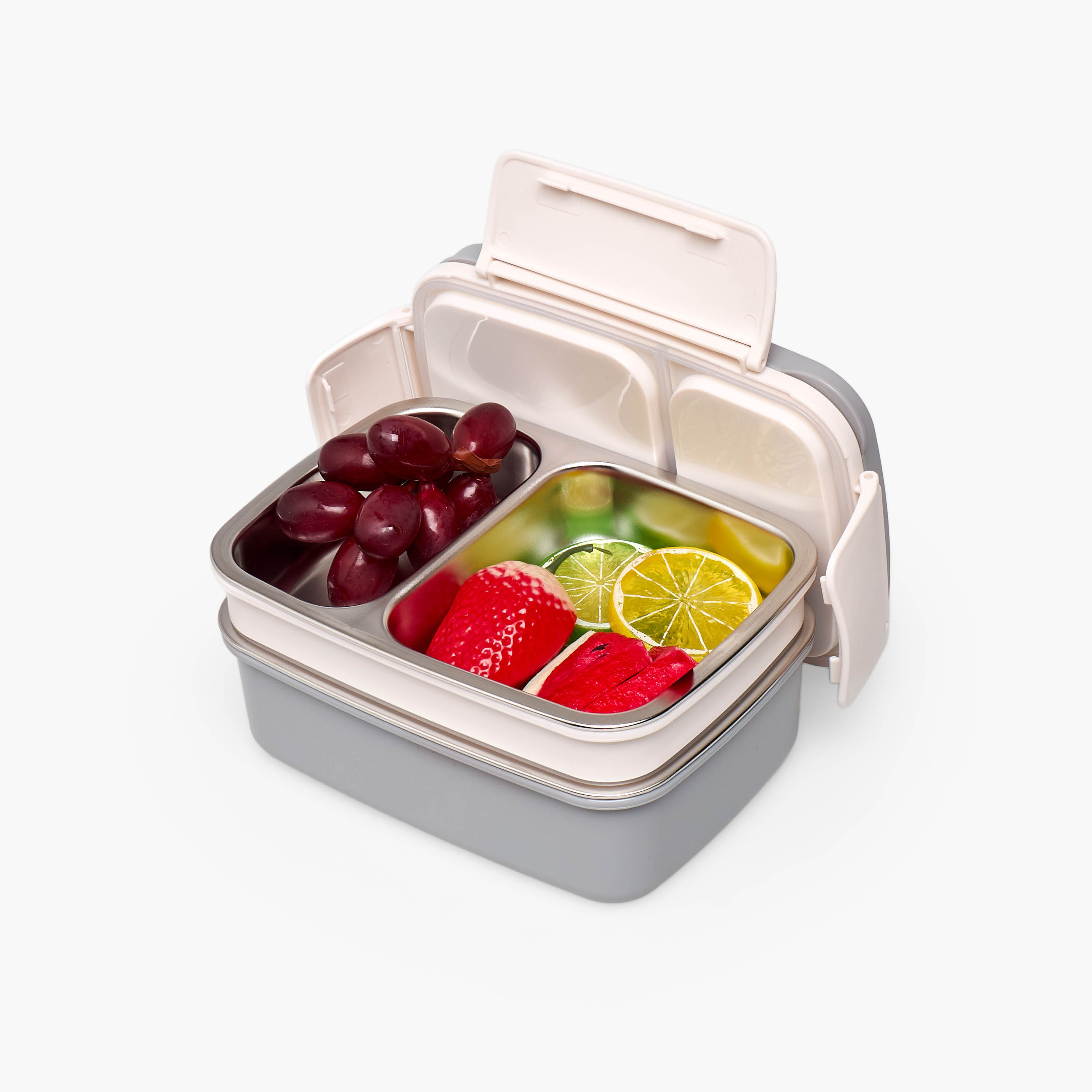 صندوق غداء سادة بغطاء بمشبك إغلاق للأطفال من جونيورز - 950 مل-school-lunchessentials-lunchboxes-image-7