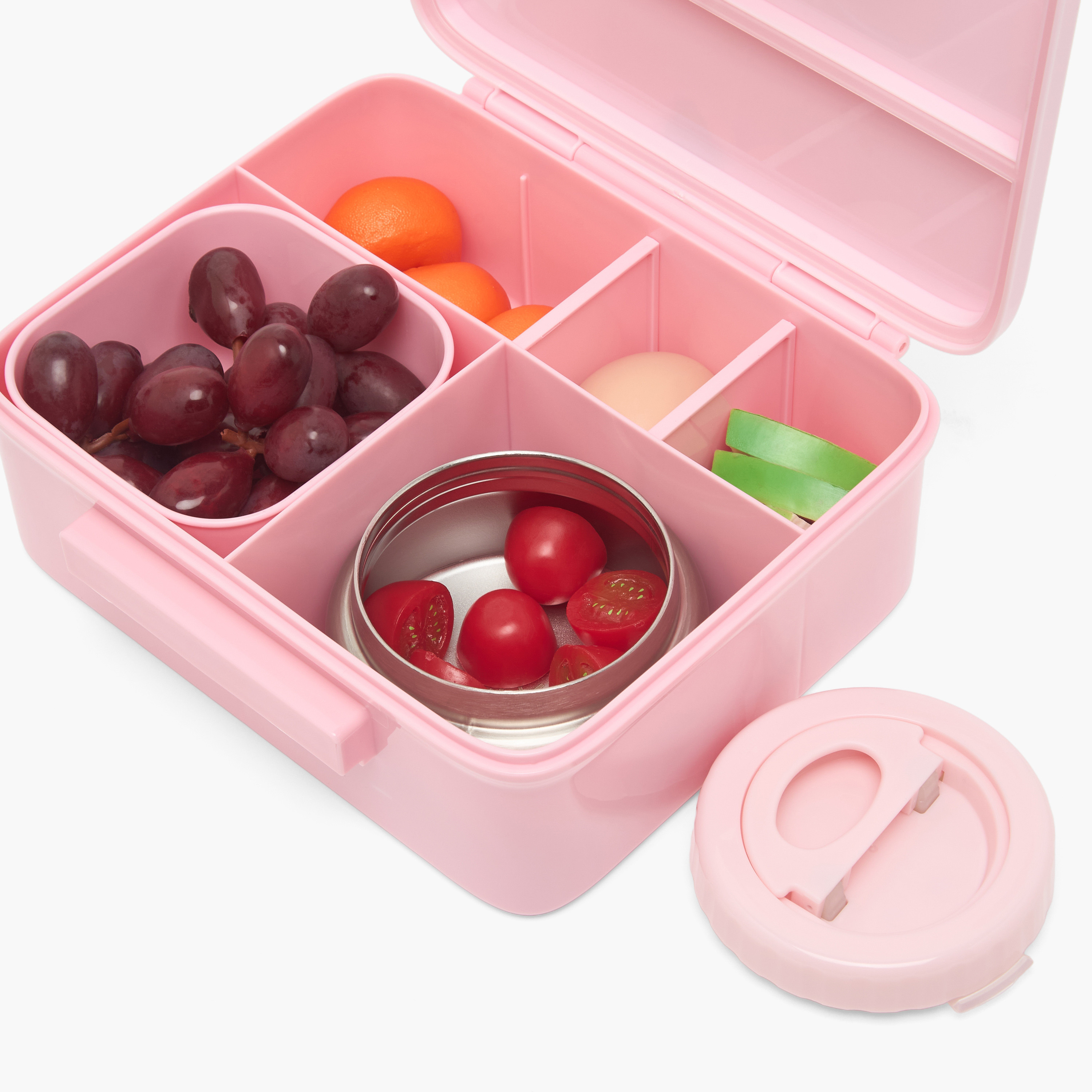 Juniors Solid Bento Lunch Box for Kids with Food Jar-school-lunchessentials-lunchboxes-image-11