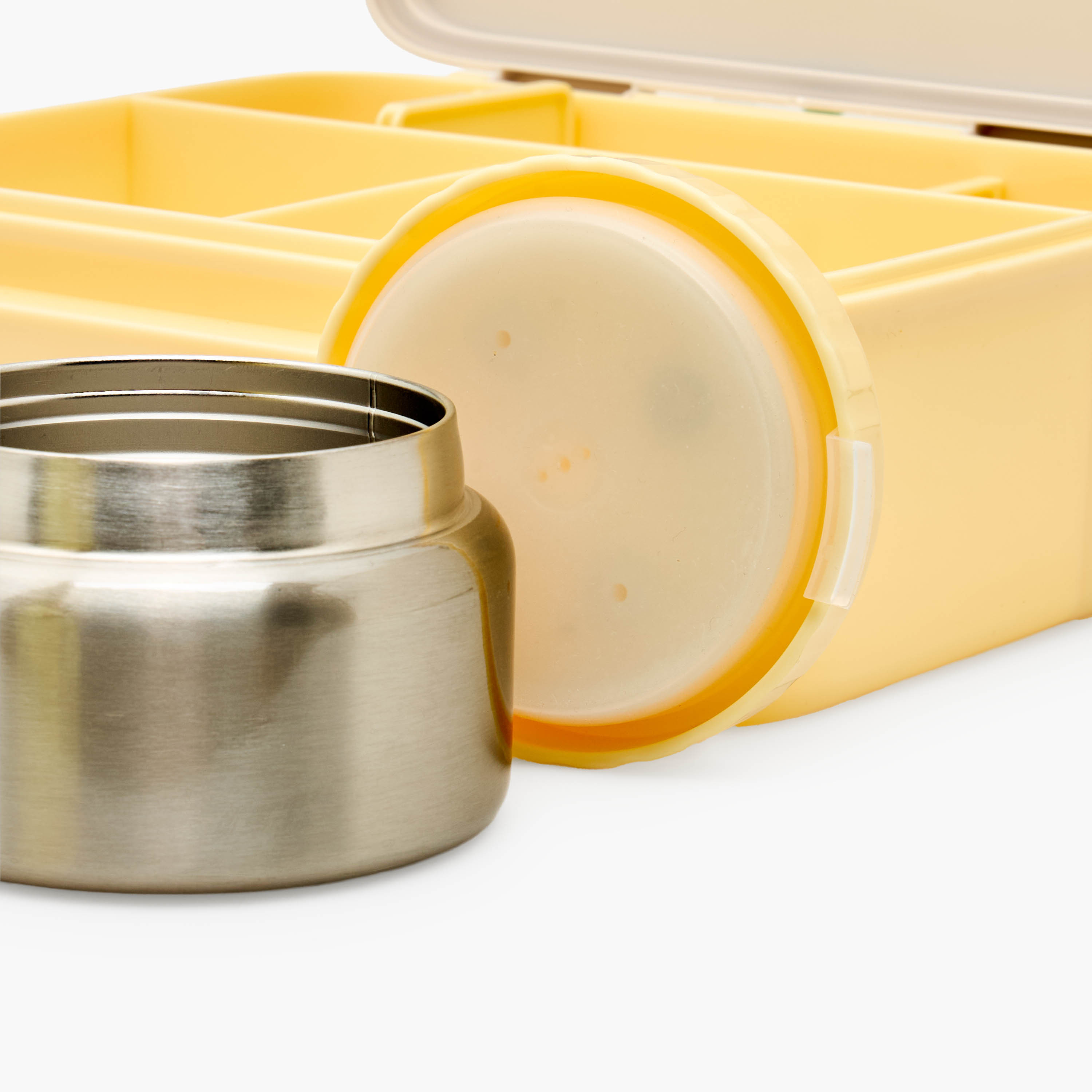 Juniors Solid Bento Lunch Box for Kids with Food Jar-school-lunchessentials-lunchboxes-image-1