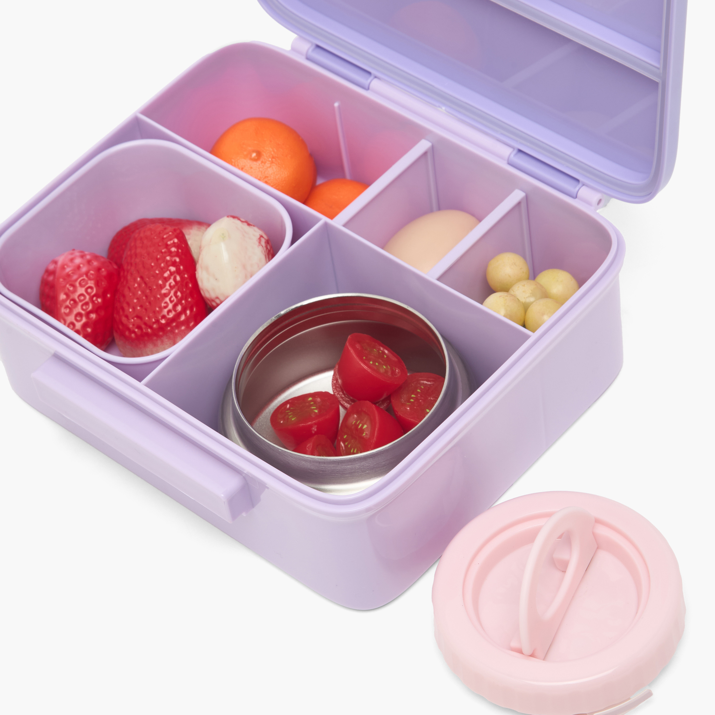 Juniors Solid Bento Lunch Box for Kids with Food Jar-school-lunchessentials-lunchboxes-image-10