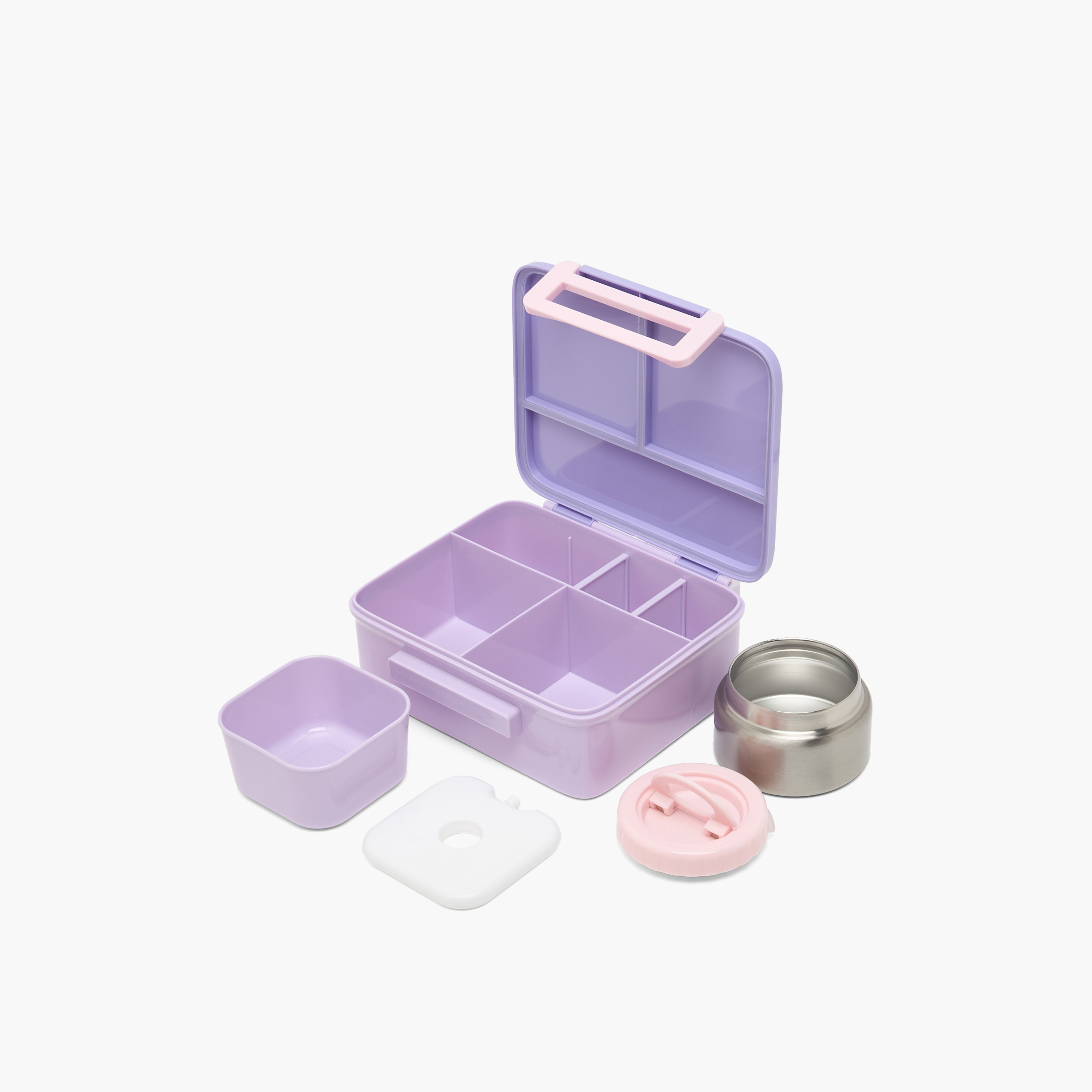 Juniors Solid Bento Lunch Box for Kids with Food Jar-school-lunchessentials-lunchboxes-image-7