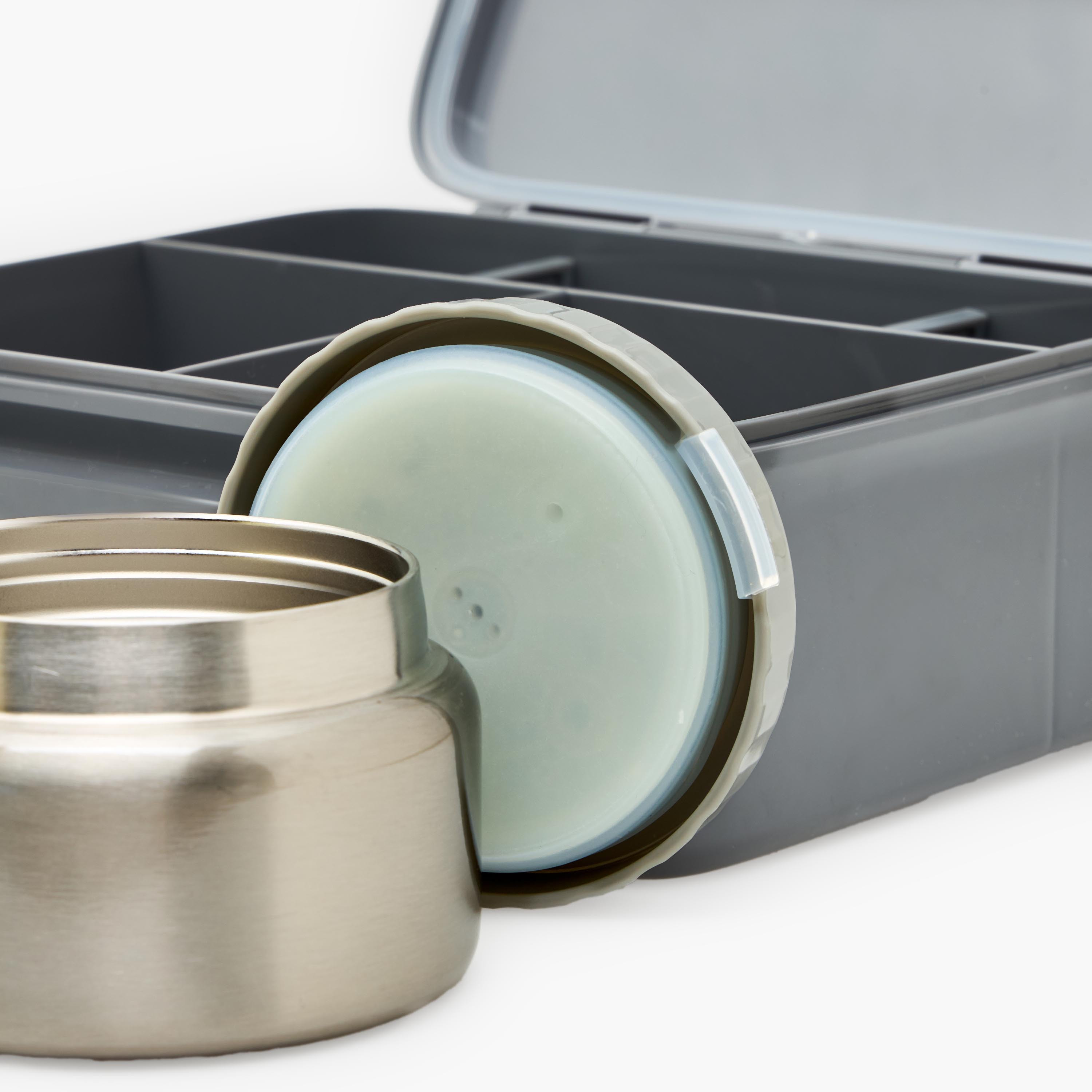 Juniors Solid Bento Lunch Box for Kids with Food Jar-school-lunchessentials-lunchboxes-image-10