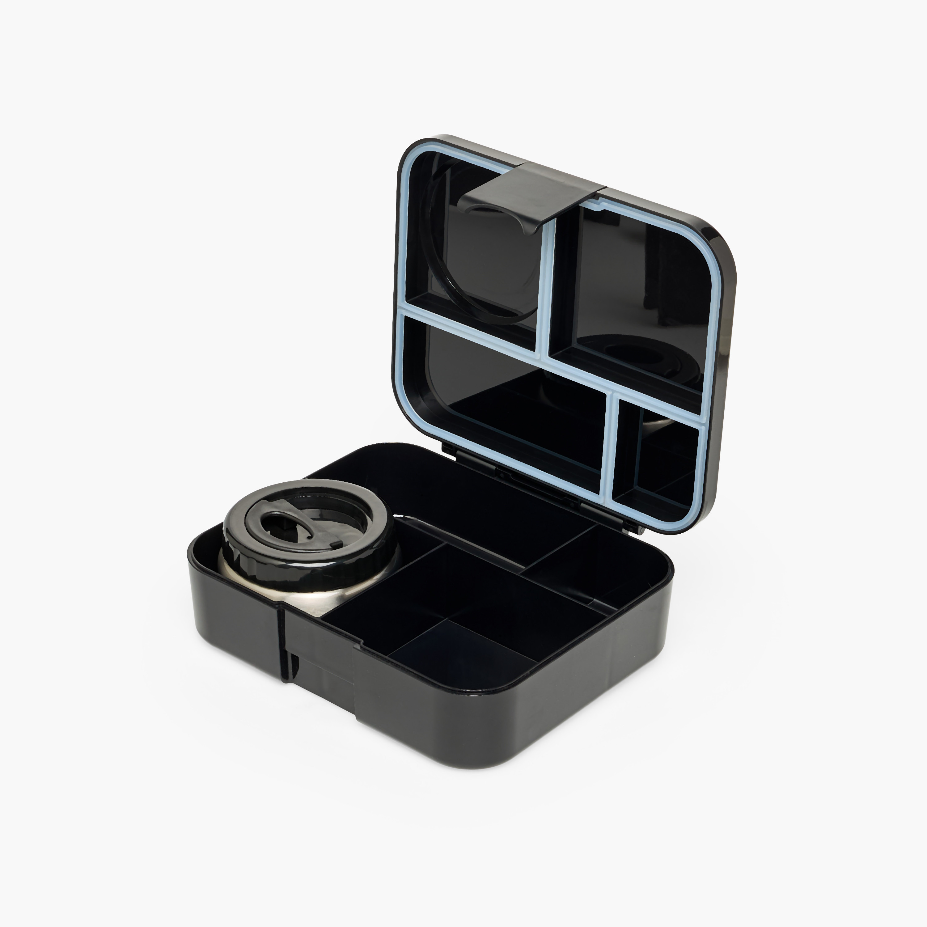 Juniors Solid Bento Lunch Box for Kids 8-12 Years with 4 Compartments - 1.1 L-school-lunchessentials-lunchboxes-image-5