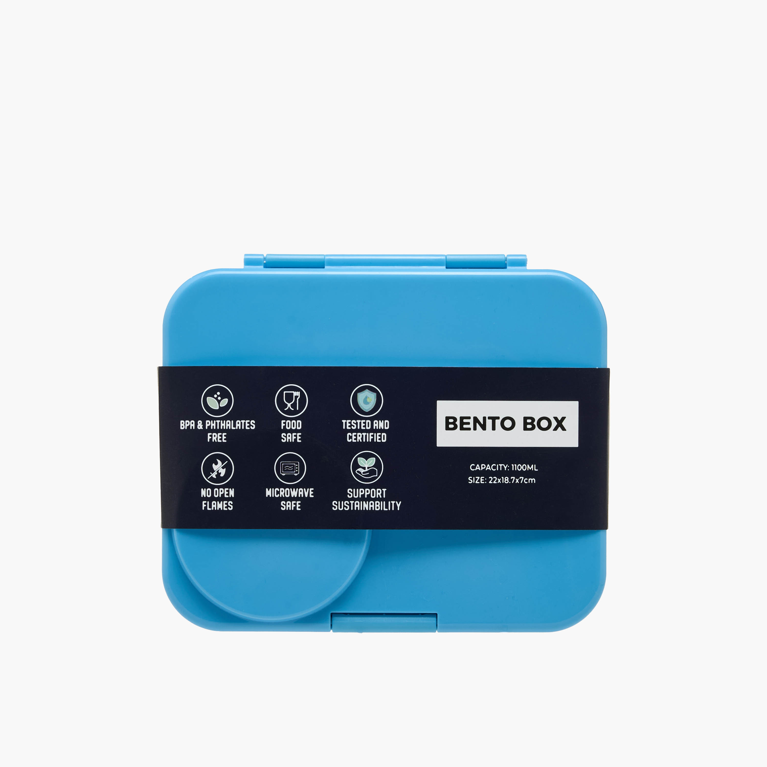 Juniors Solid Bento Lunch Box for Kids 8-12 Years with 4 Compartments - 1.1 L-school-lunchessentials-lunchboxes-image-14