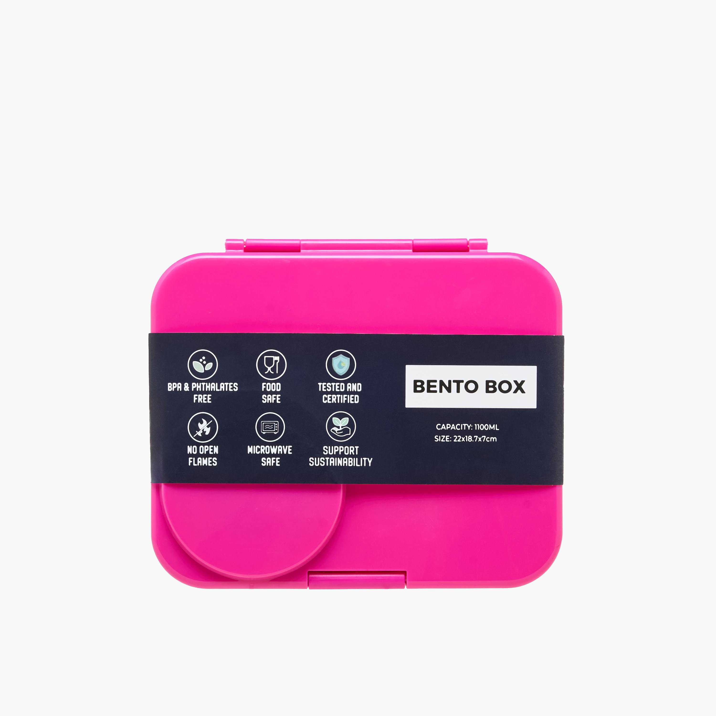 Juniors Solid Bento Lunch Box for Kids 8-12 Years with 4 Compartments - 1.1 L-school-lunchessentials-lunchboxes-image-13