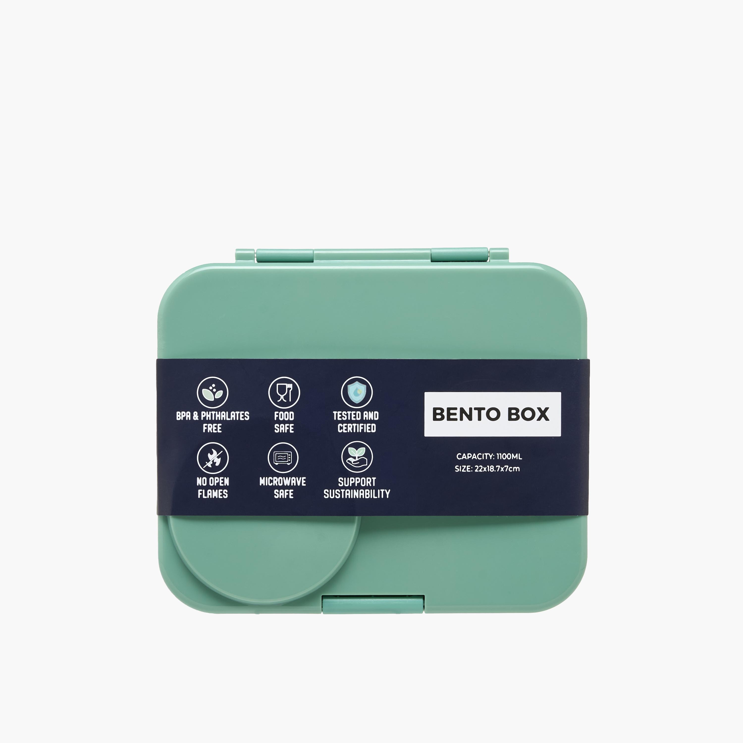Juniors Solid Bento Lunch Box for Kids 8-12 Years with 4 Compartments - 1.1 L-school-lunchessentials-lunchboxes-image-13