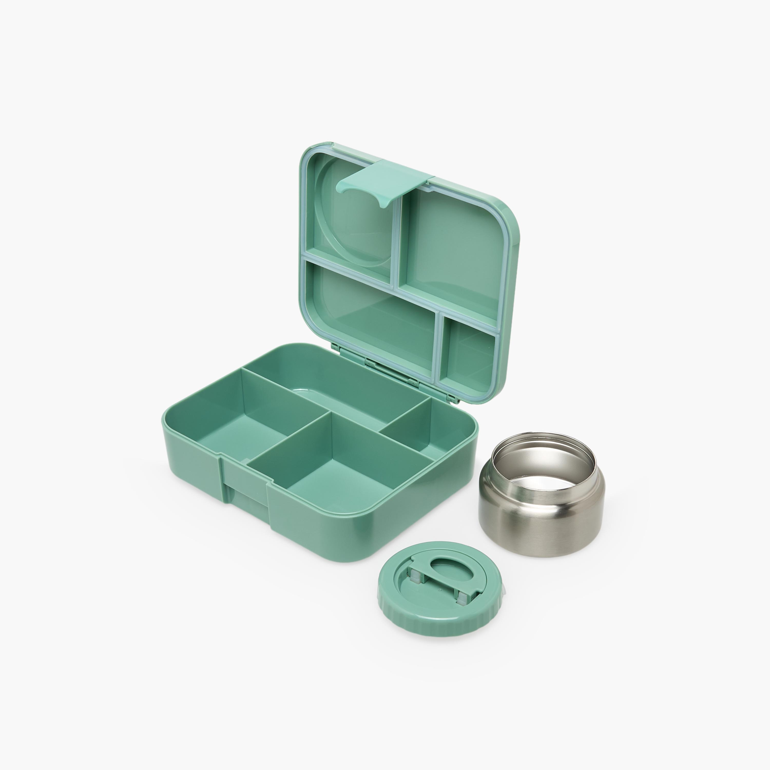 Juniors Solid Bento Lunch Box for Kids 8-12 Years with 4 Compartments - 1.1 L-school-lunchessentials-lunchboxes-image-7